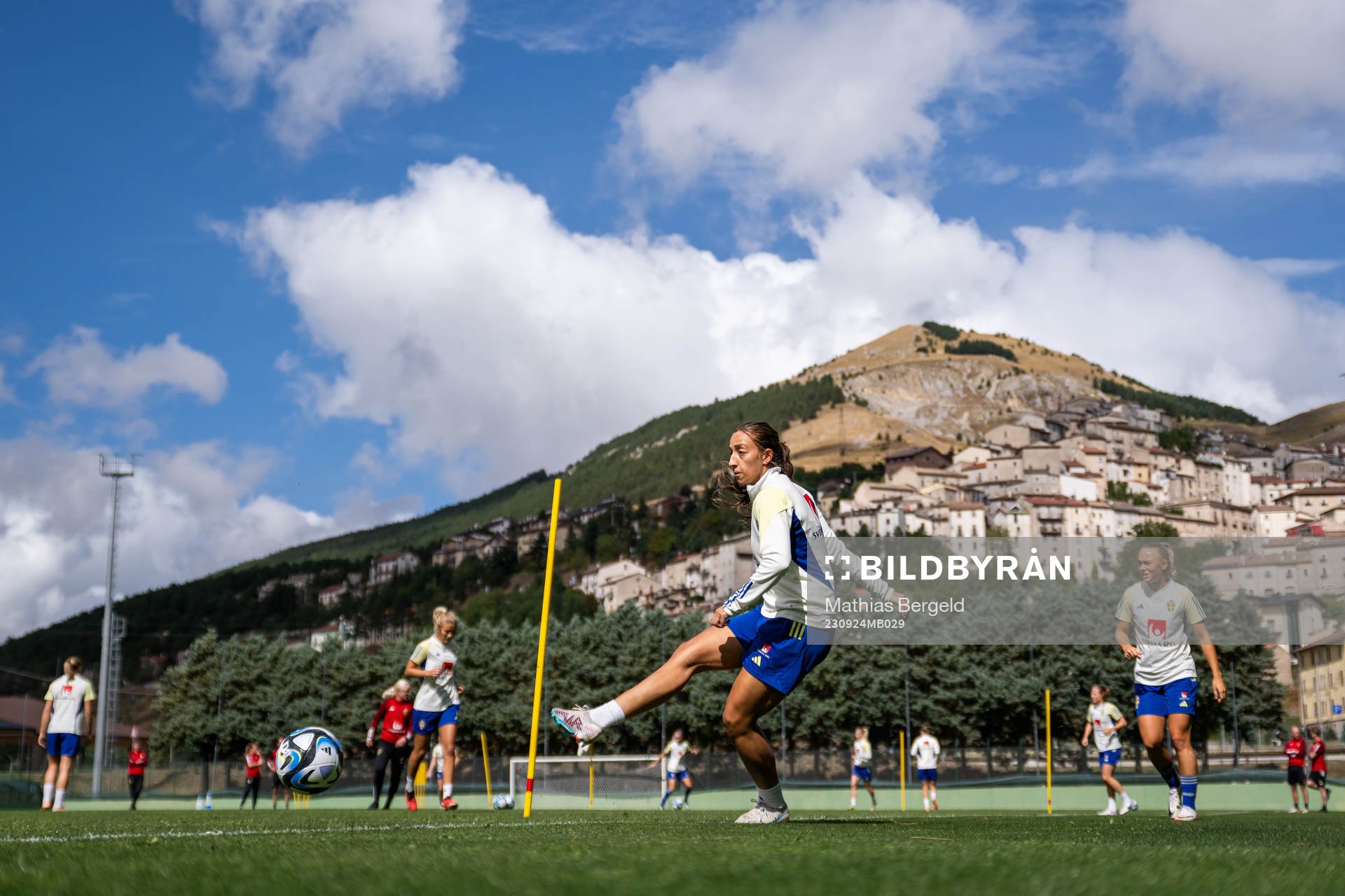 Rosa Kafaji of the Swedish women’s National fotboll team