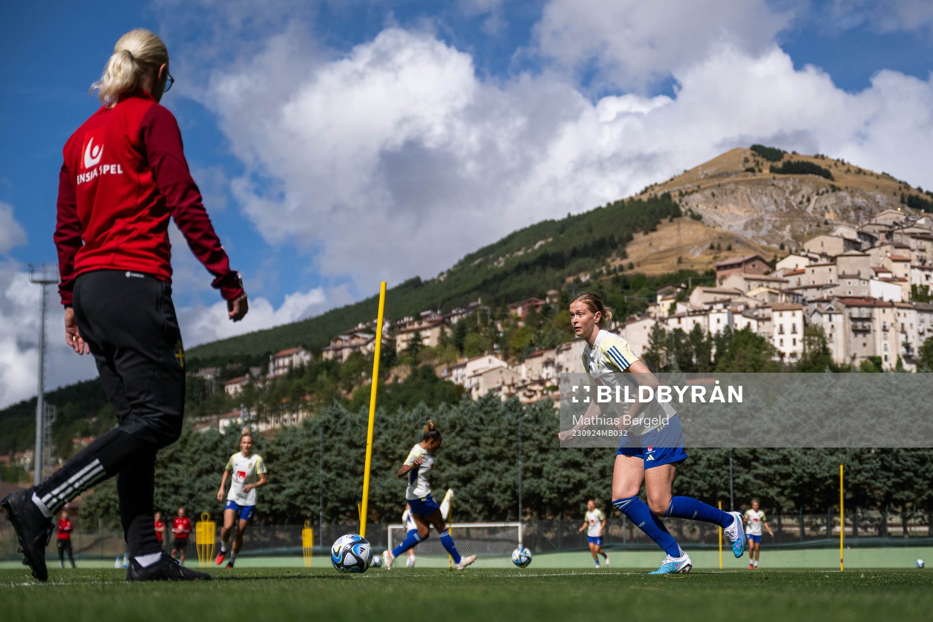 Emma Östlund of the Swedish women’s National fotboll team