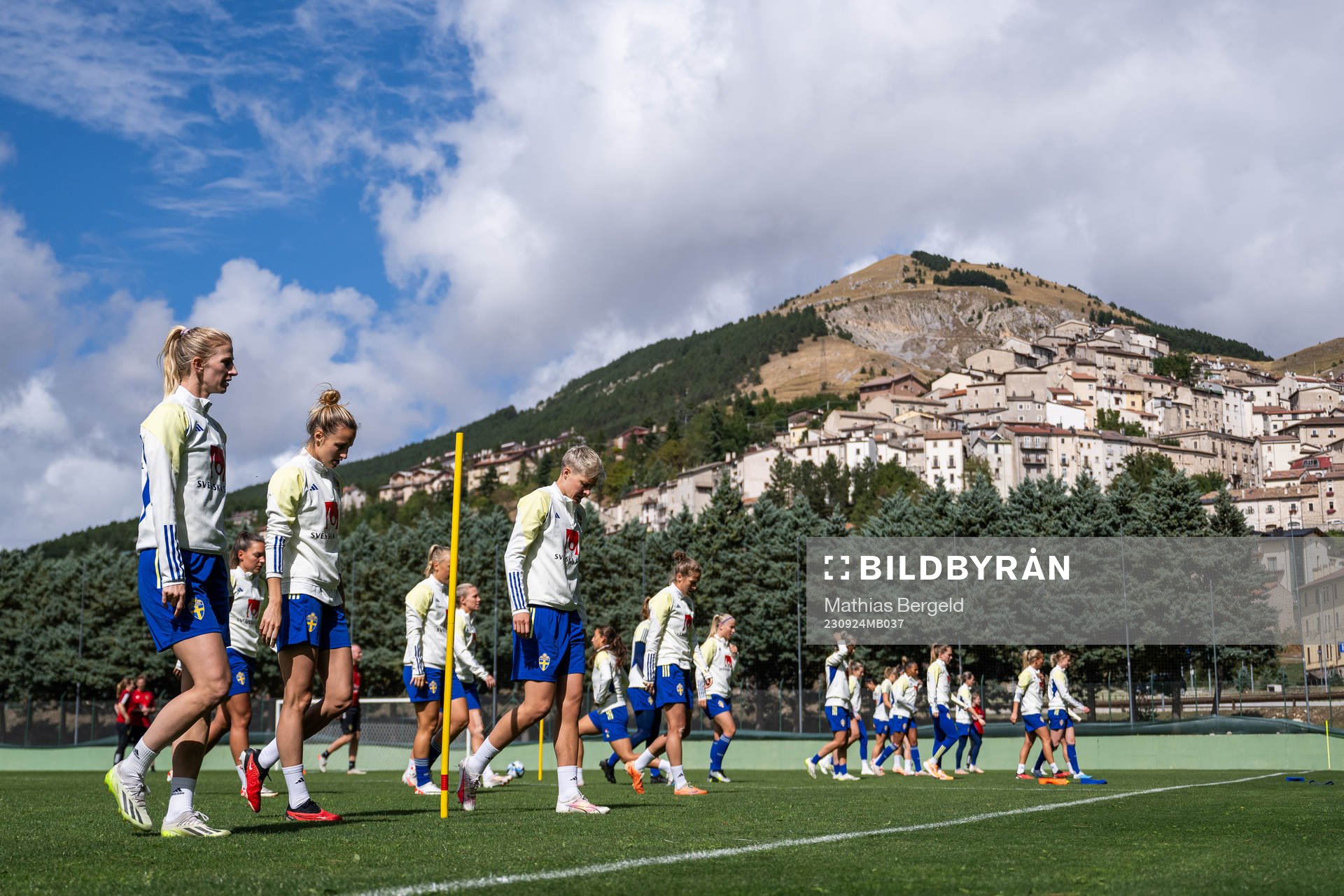 Players of the Swedish women’s National fotboll team