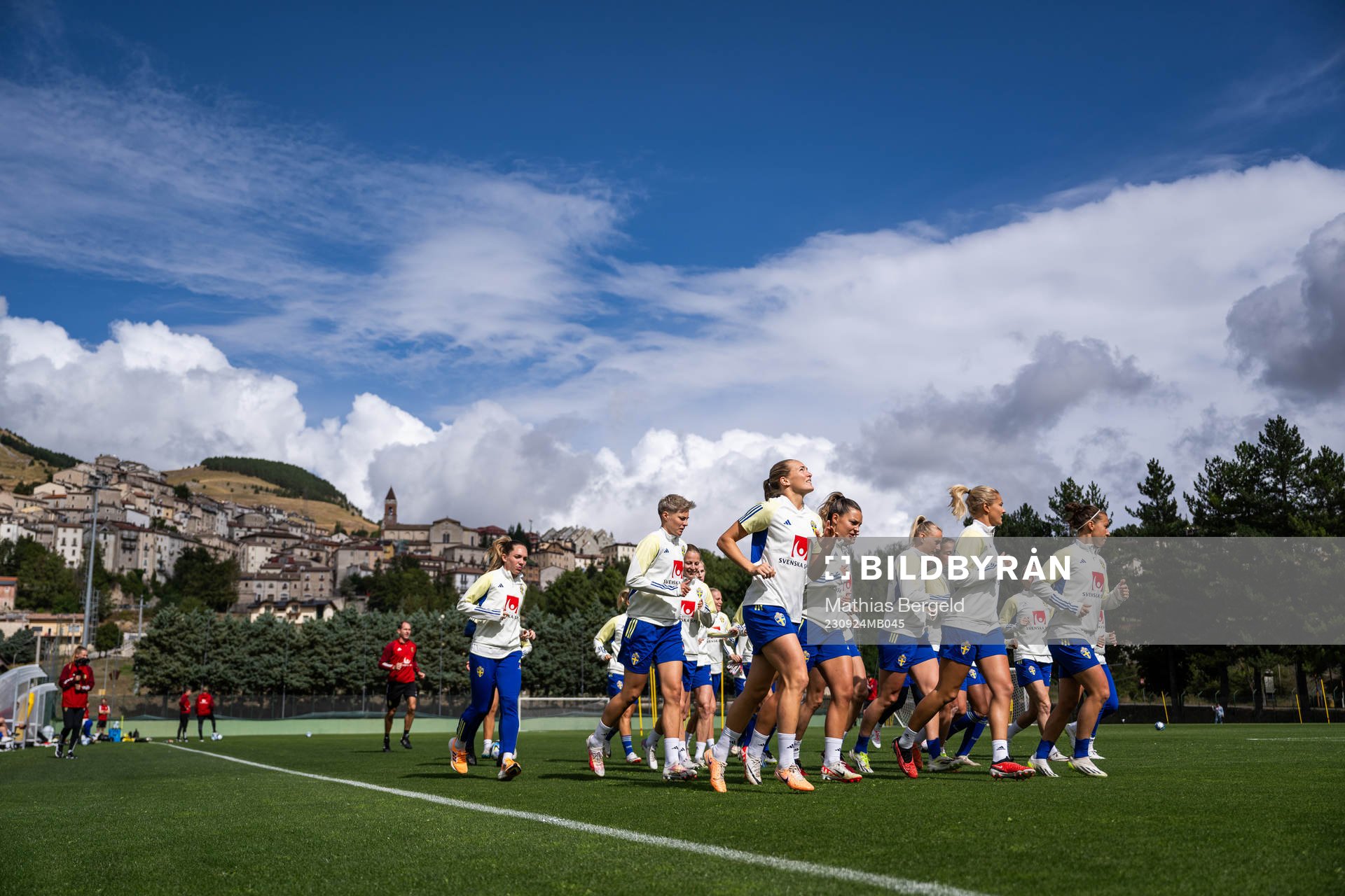 Players of the Swedish women’s National fotboll team