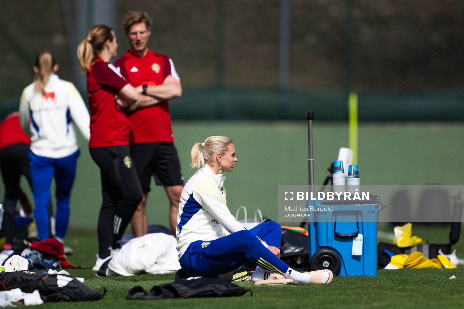 Jonna Andersson of the Swedish women’s National fotboll