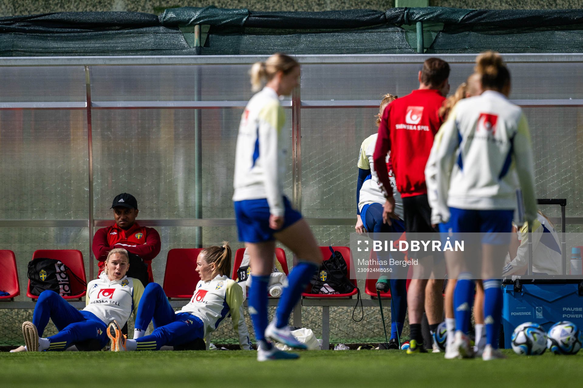Jonna Andersson and Elin Rubensson of the Swedish women’s