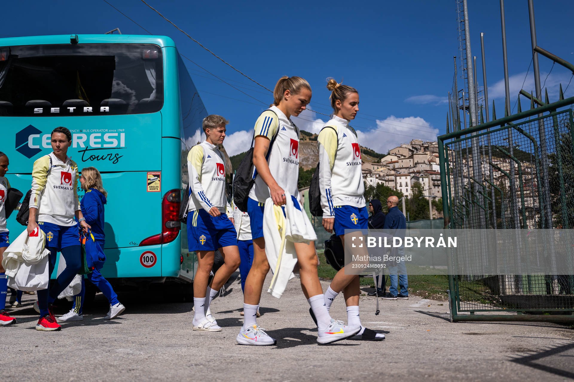 Goalkeeper Jennifer Falk, Lina Hurtig, Magdalena Eriksson