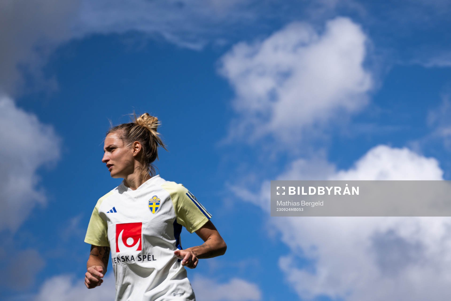 Nathalie Björn of the Swedish women’s National fotboll