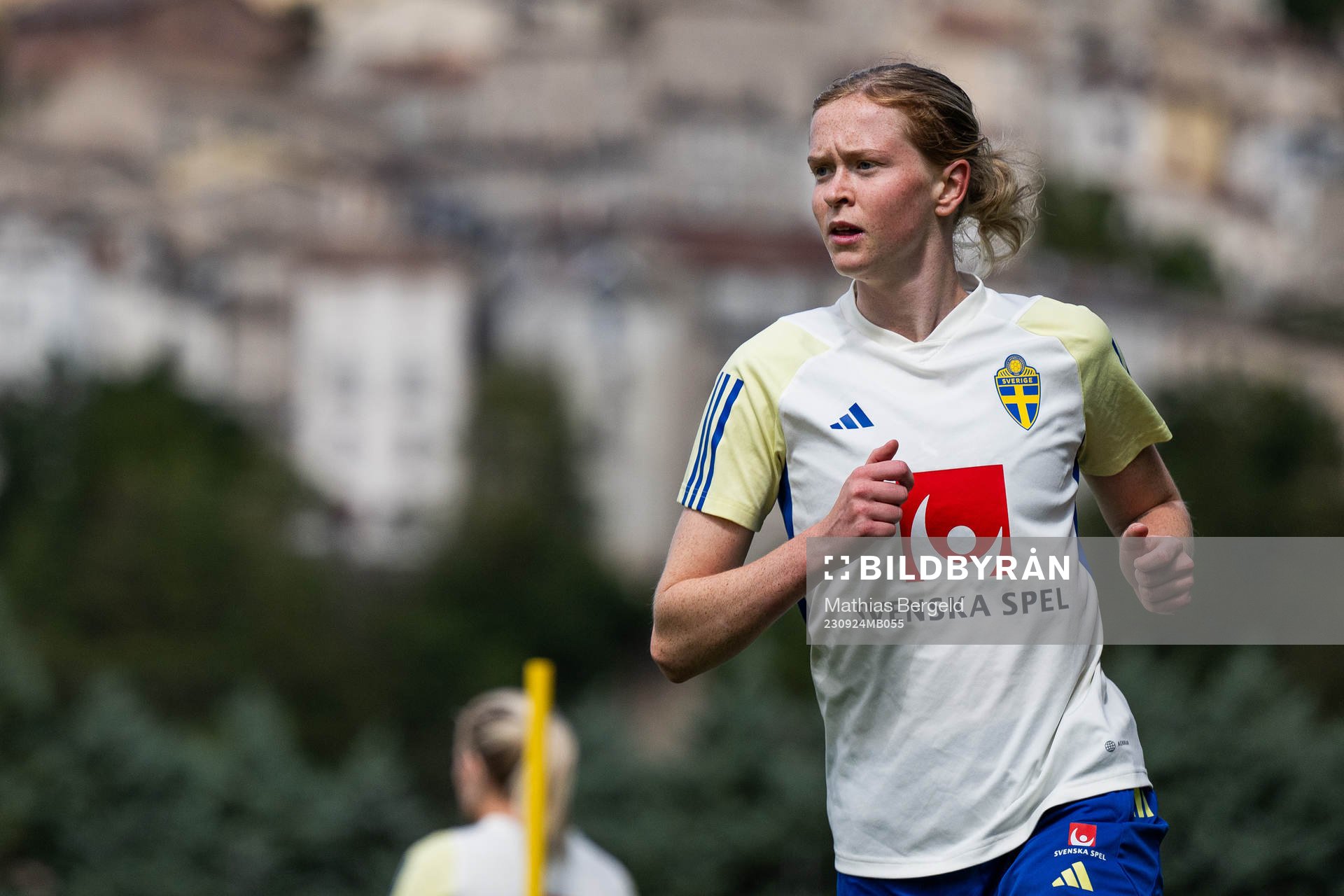 Emma Östlund of the Swedish women’s National fotboll team