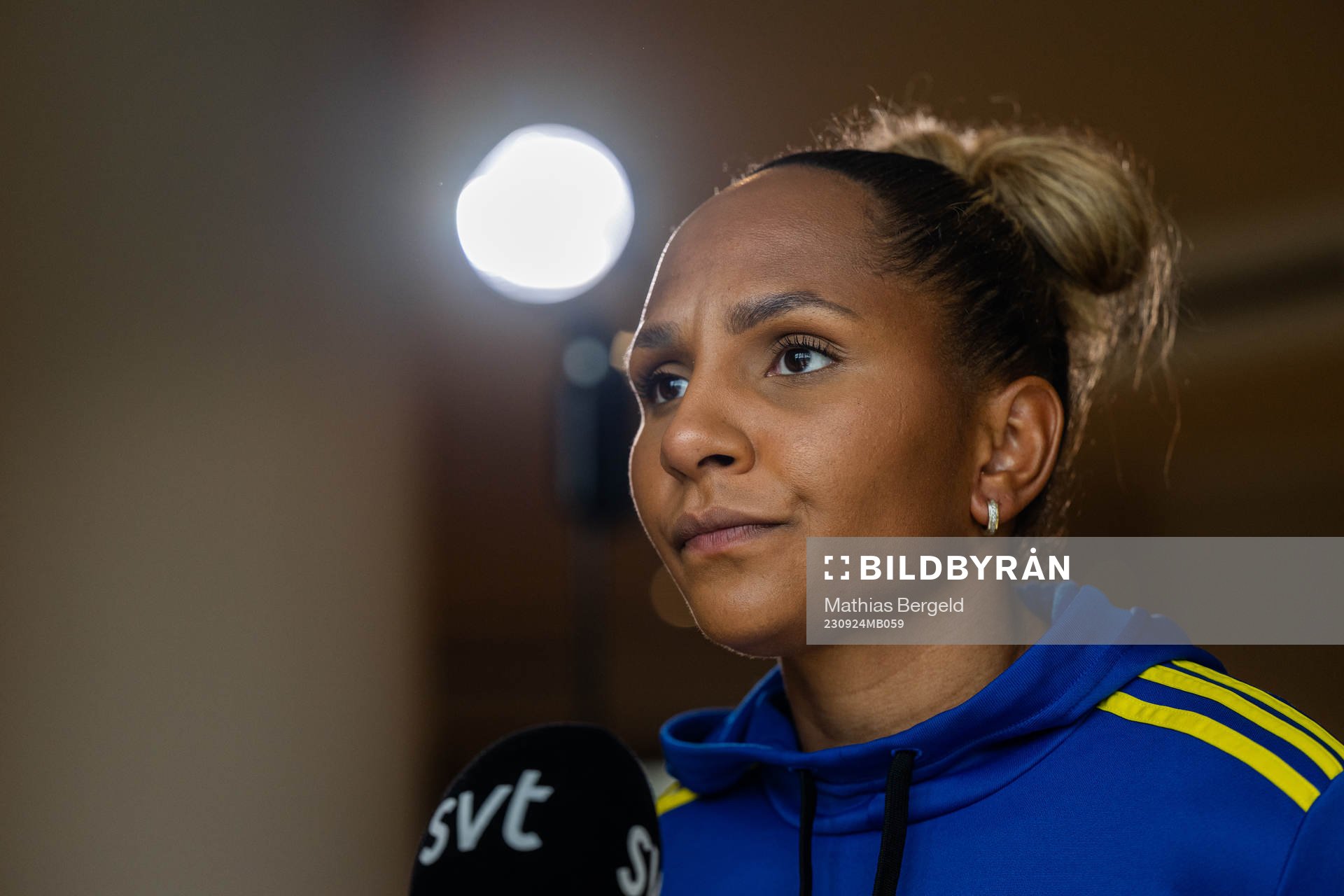 Madelen Janogy of the Swedish women's national football