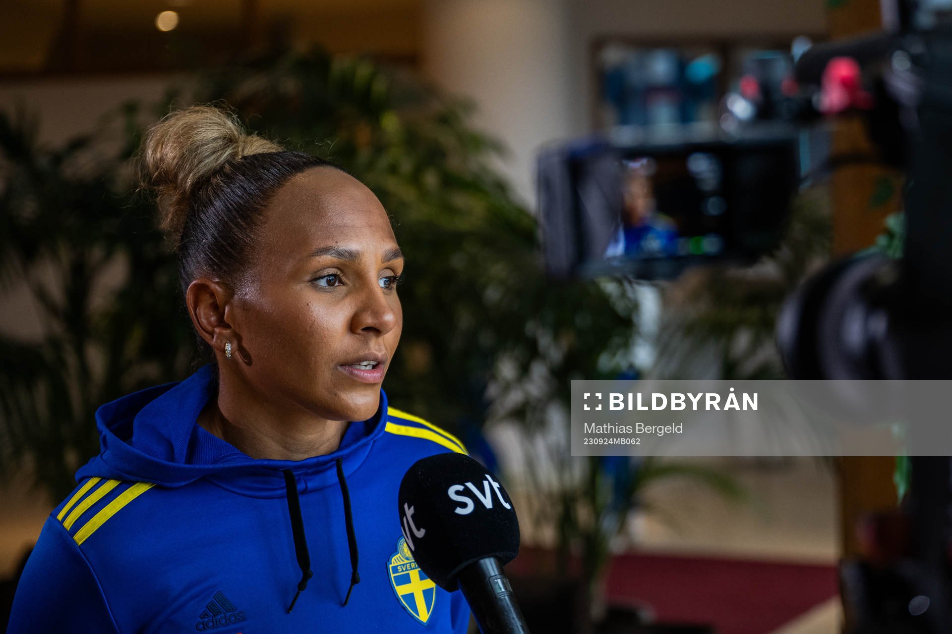 Madelen Janogy of the Swedish women's national football