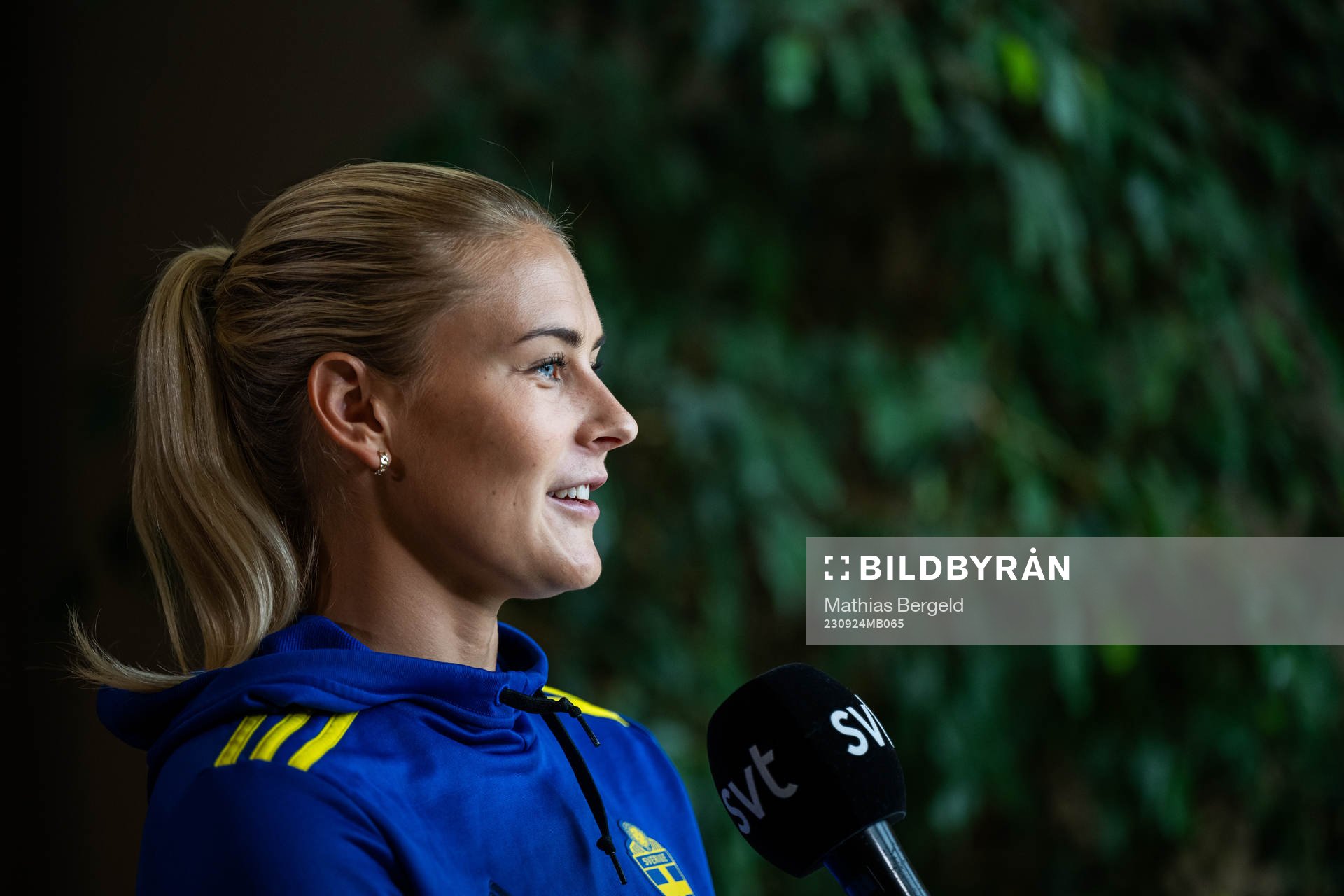Amanda Nildén of the Swedish women's national football