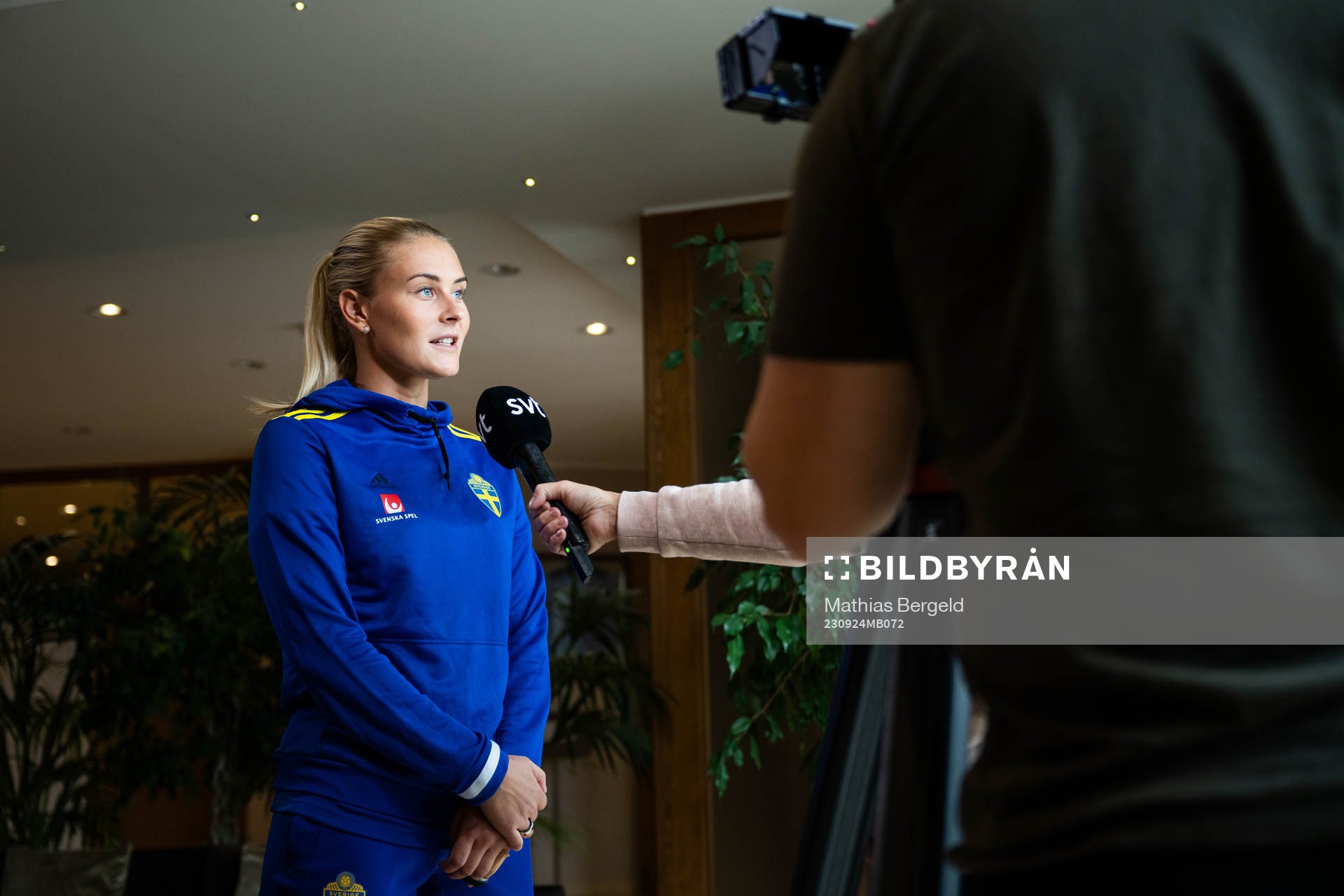 Amanda Nildén of the Swedish women's national football