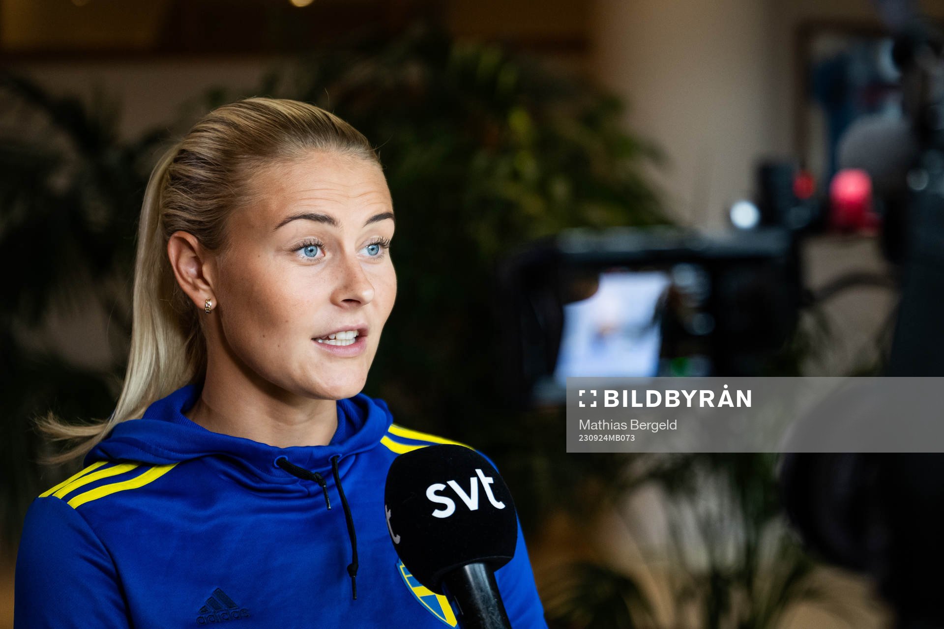 Amanda Nildén of the Swedish women's national football