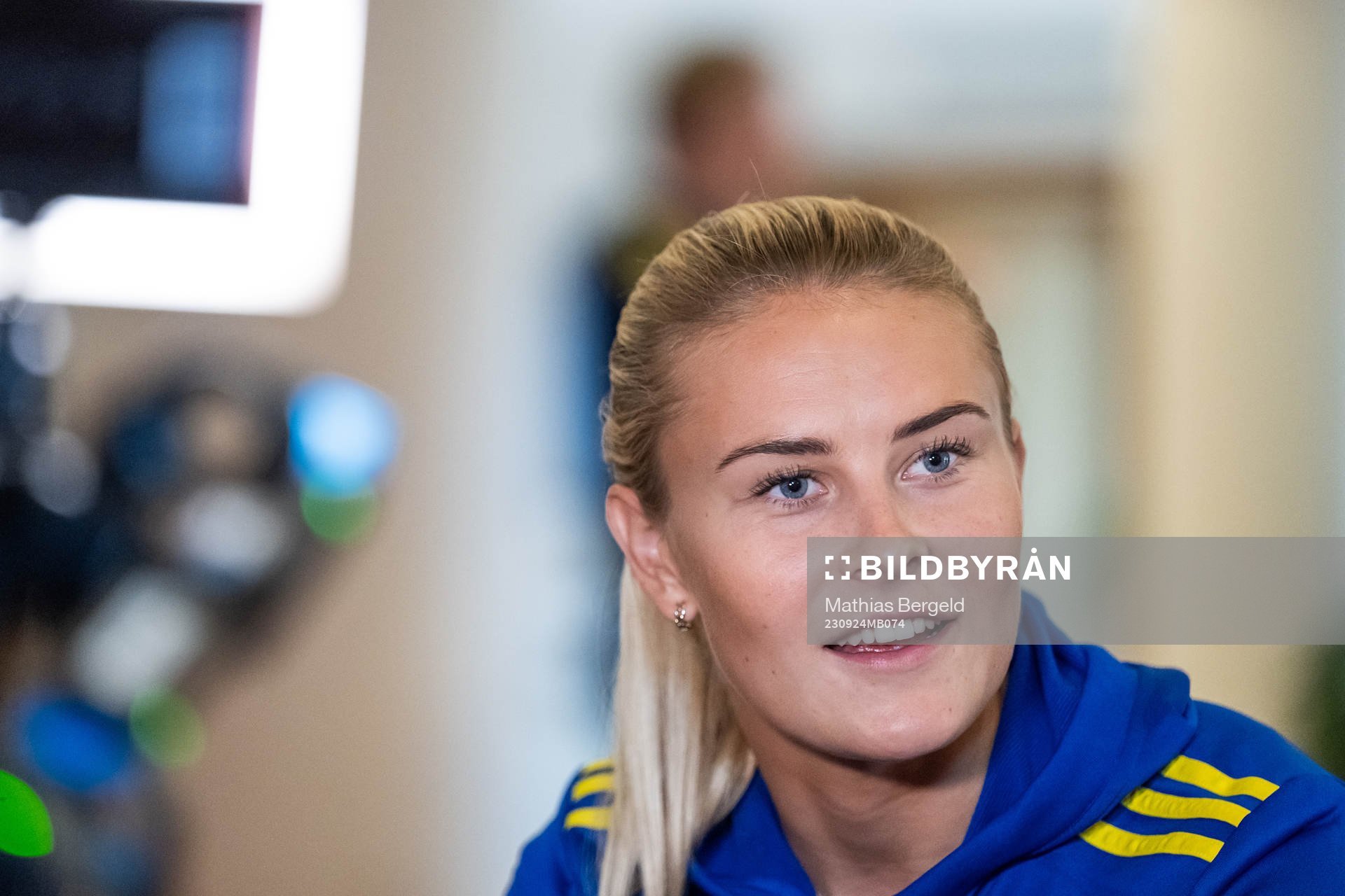 Amanda Nildén of the Swedish women's national football