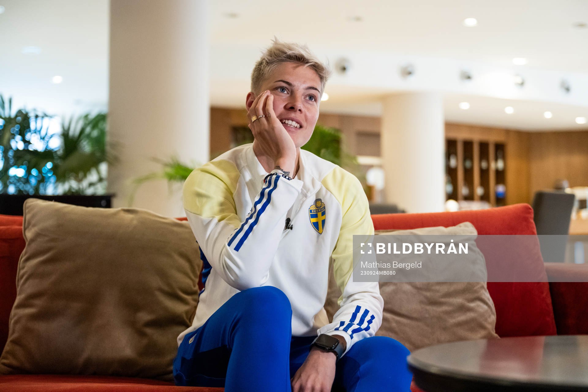 Lina Hurtig of the Swedish women's national football team