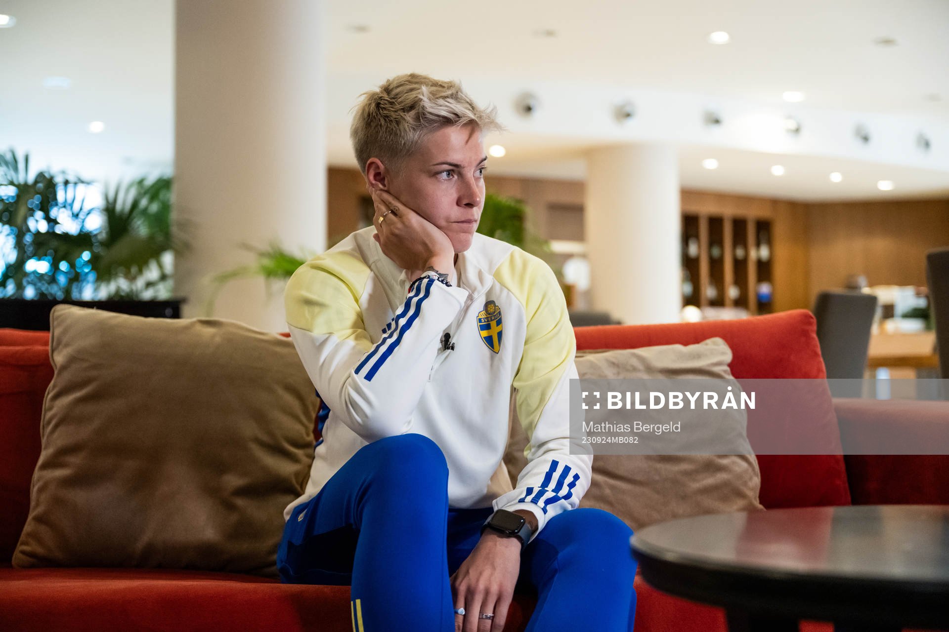 Lina Hurtig of the Swedish women's national football team