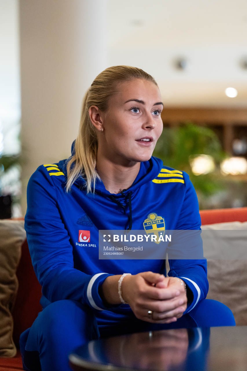 Amanda Nildén of the Swedish women's national football