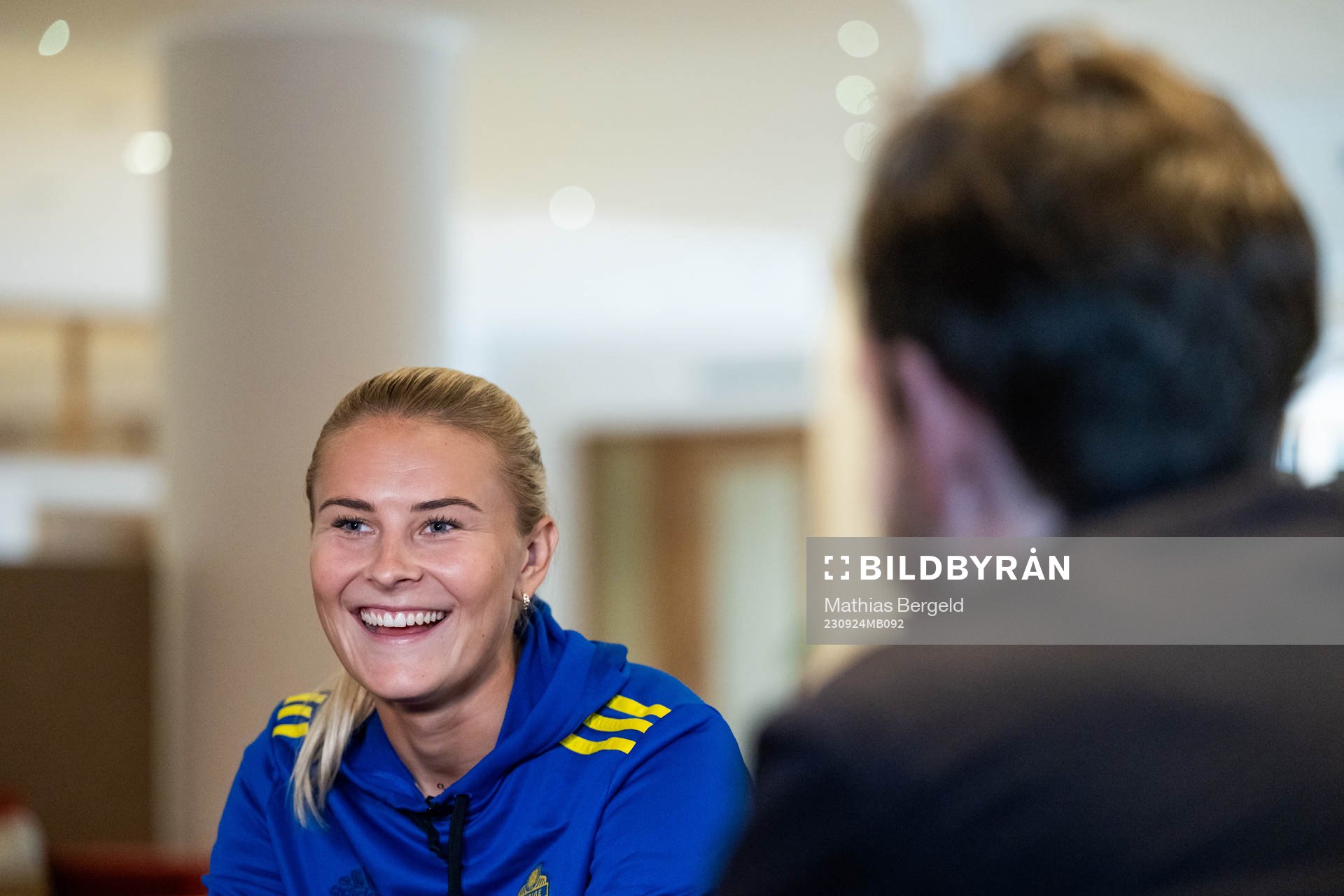 Amanda Nildén of the Swedish women's national football