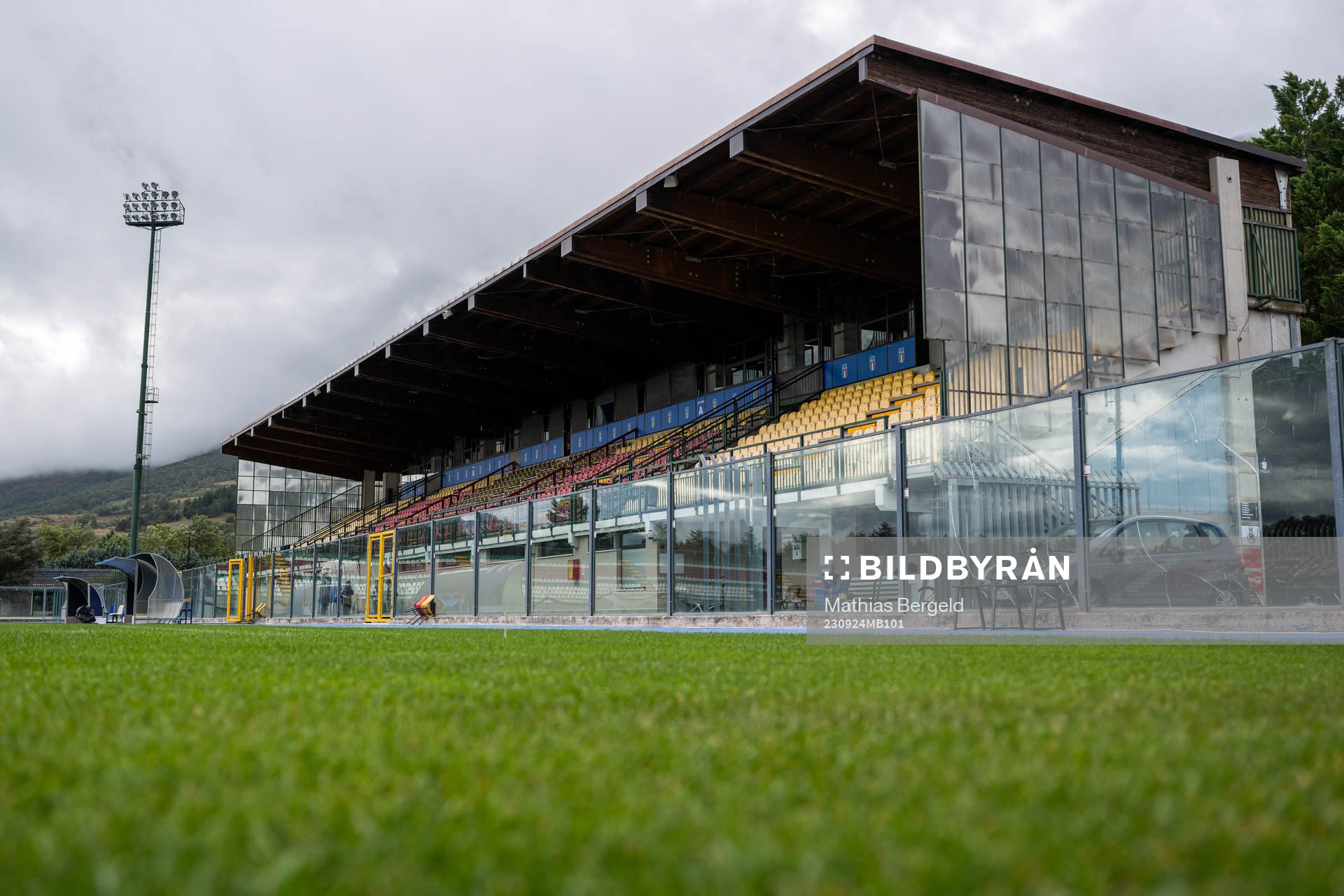 General view of the stands at Stadio Teofilo Patini
