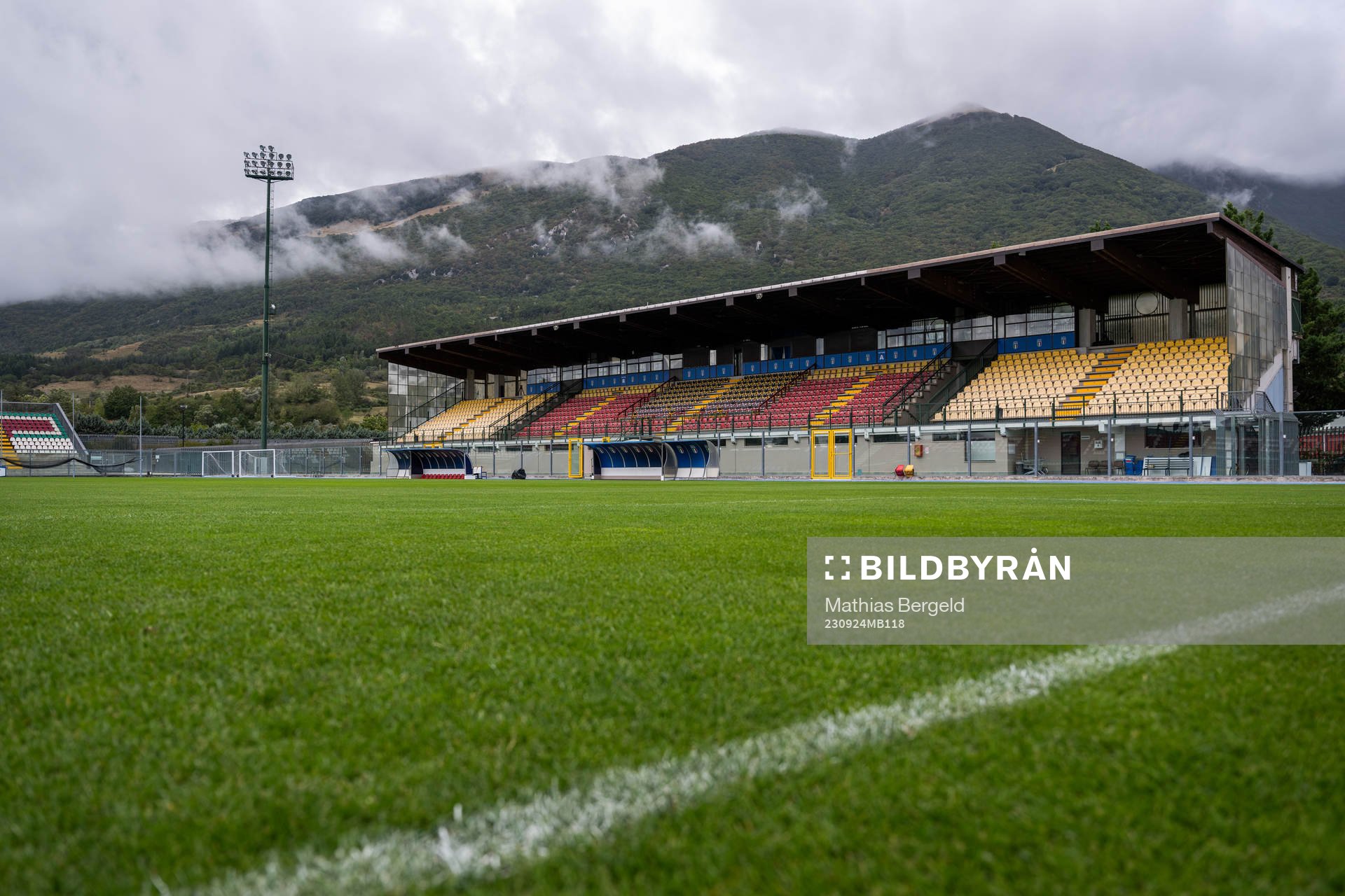 General view of the stands at Stadio Teofilo Patini