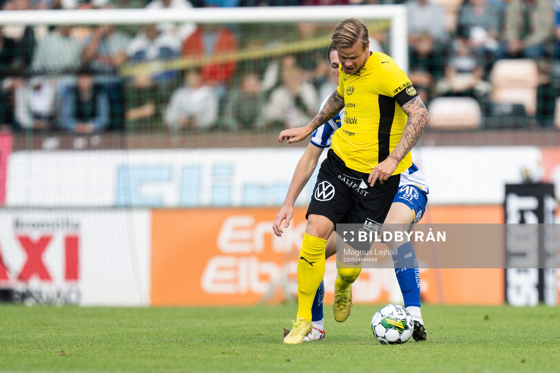 Mjällbys David Löfquist och IFK Göteborgs Adam Carlén