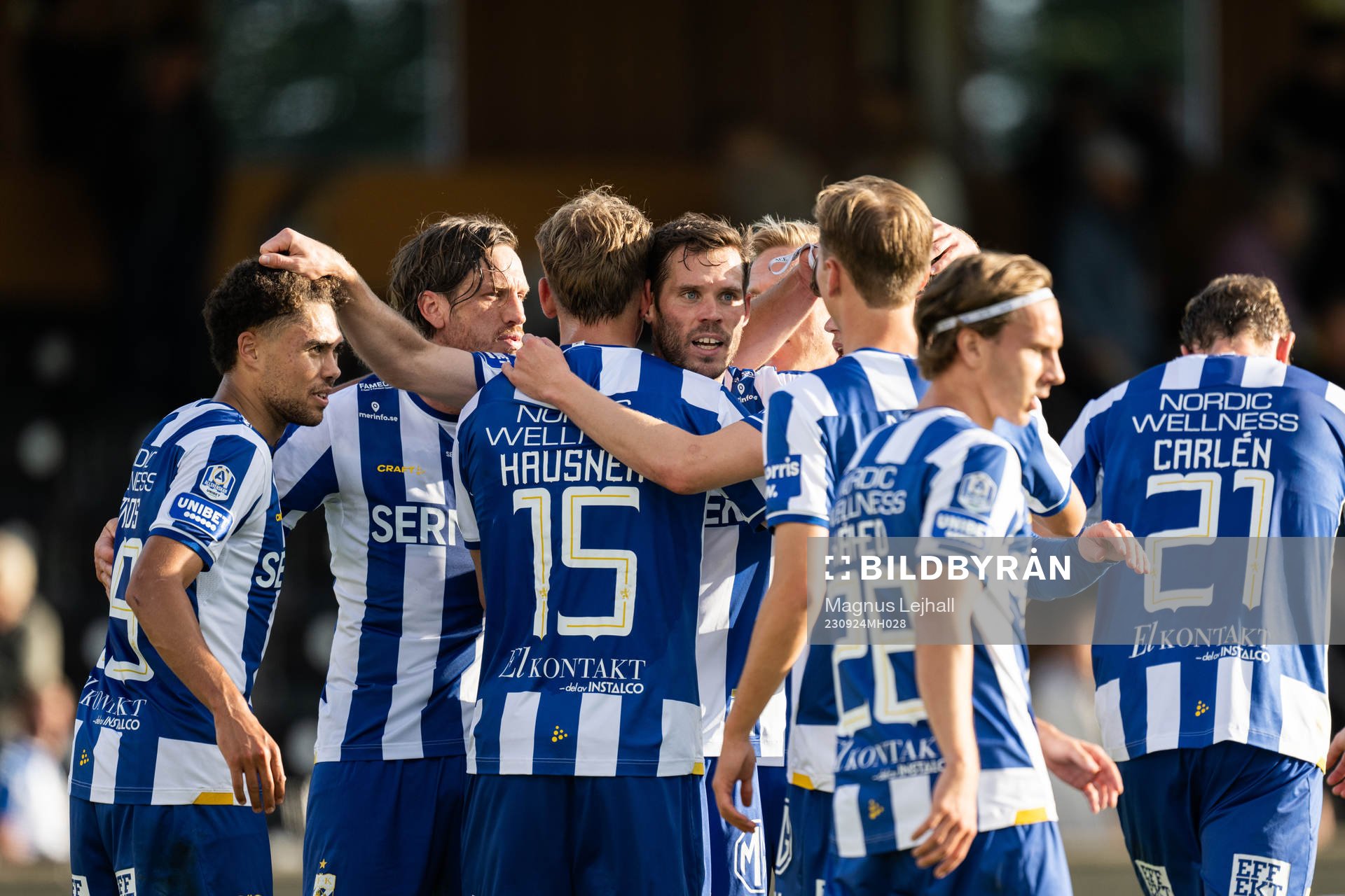 IFK Göteborgs spelare jublar