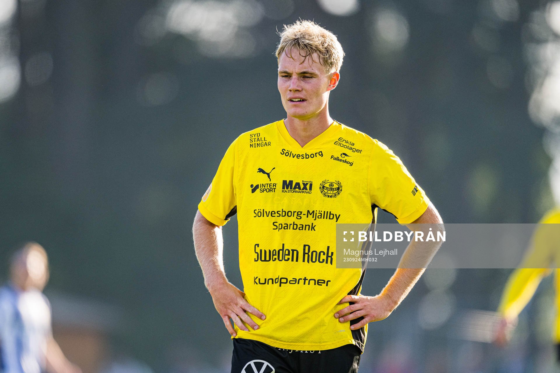 Mjällbys Max Fenger deppar