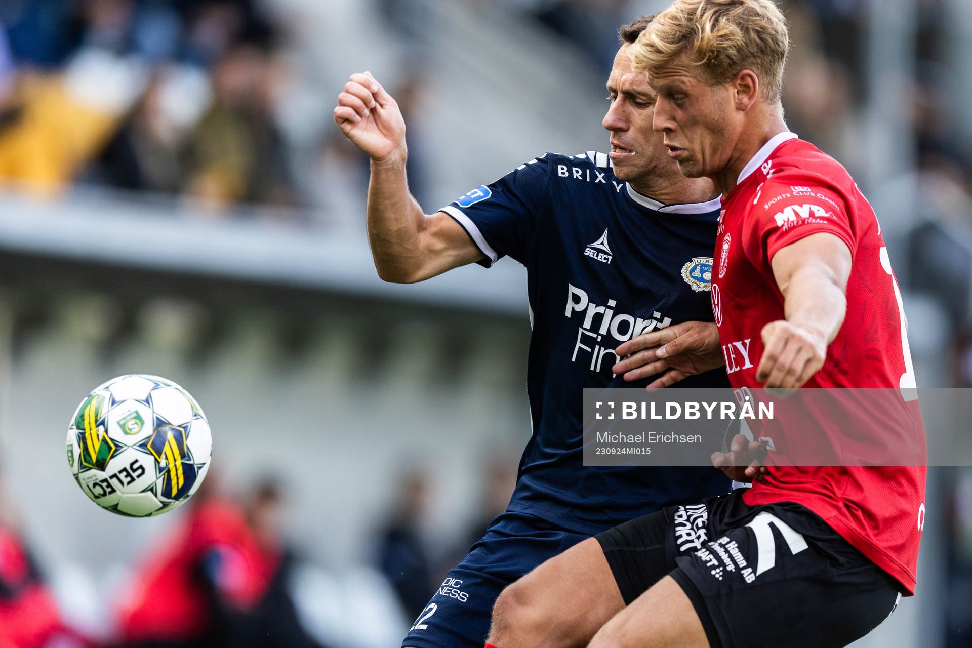 Utsiktens Predrag Randelovic och Trelleborgs Tobias Karlsson