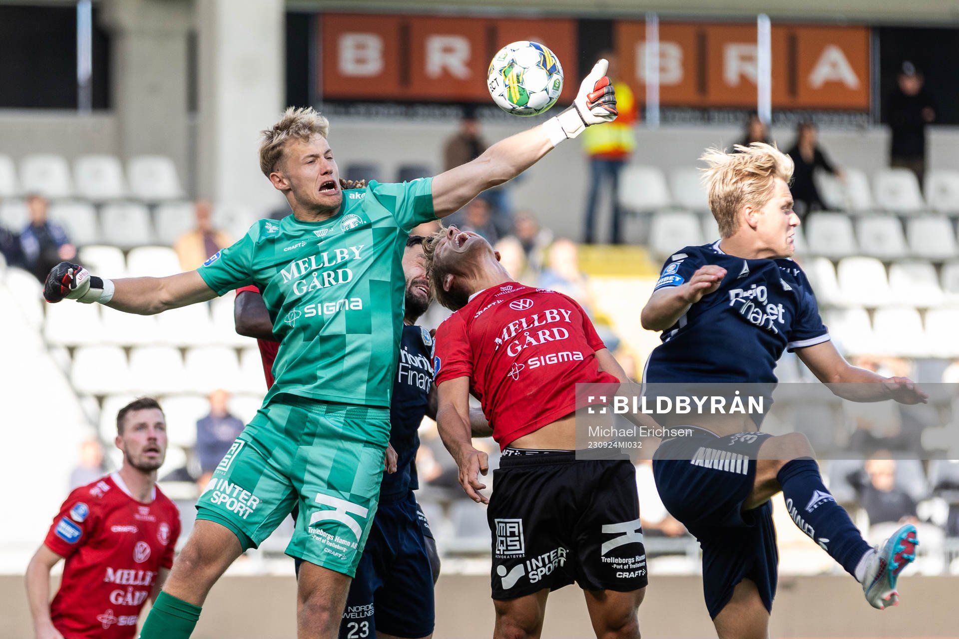 Trelleborgs målvakt Kasper Thiesson Kristensen och