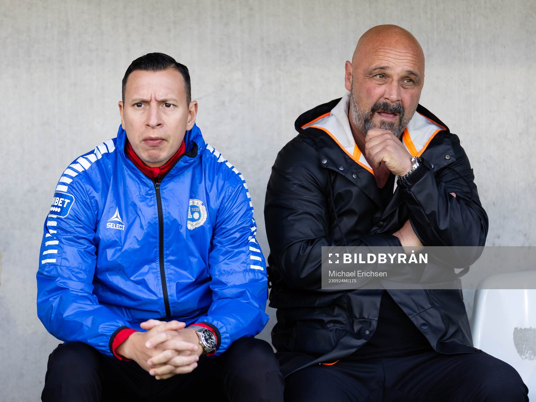 Utsiktens assisterande tränare Martin Smedberg Dalence och