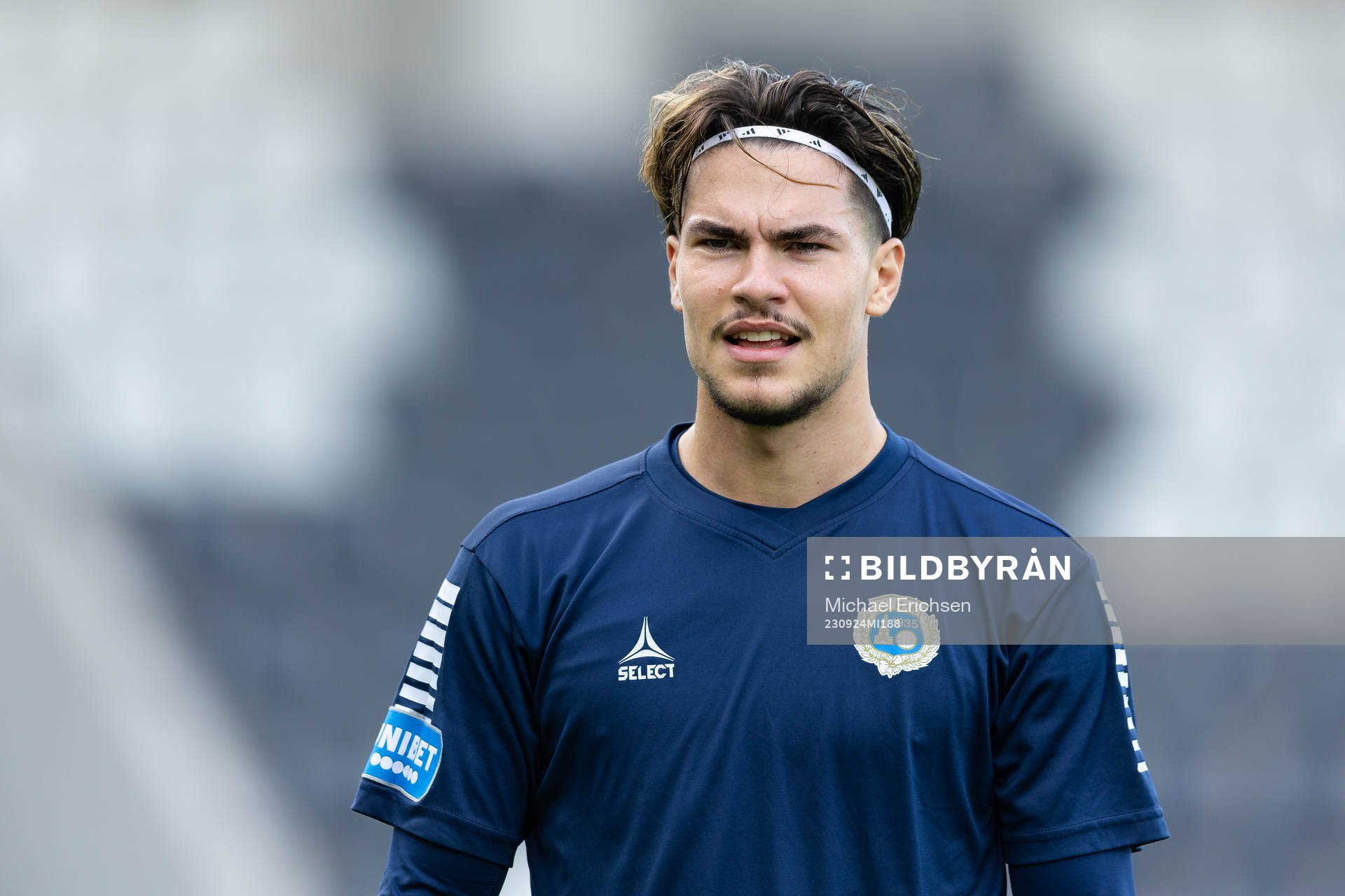 Utsiktens William Milovanovic innan fotbollsmatchen i