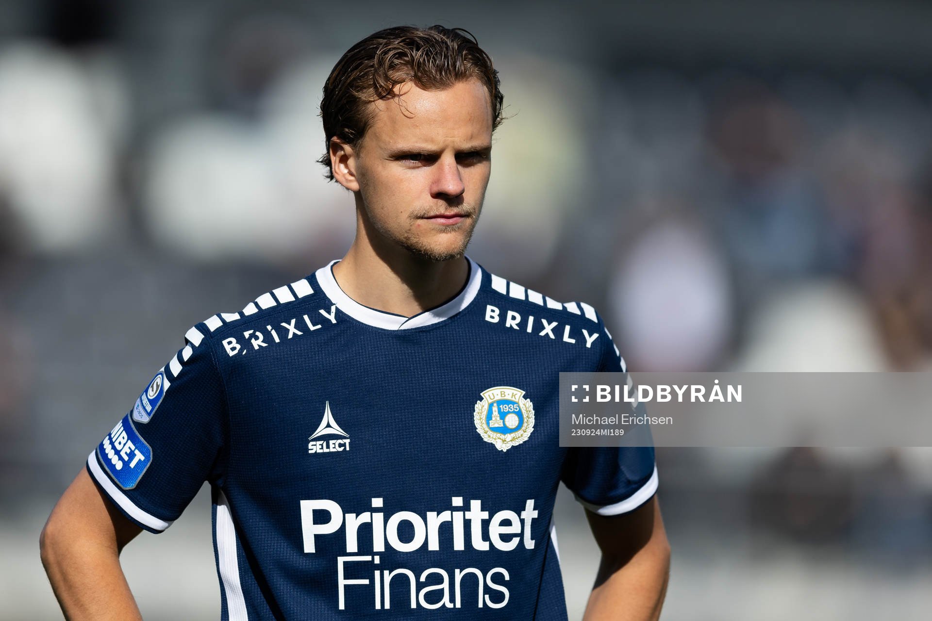 Utsiktens Fredrik Martinsson på line up innan