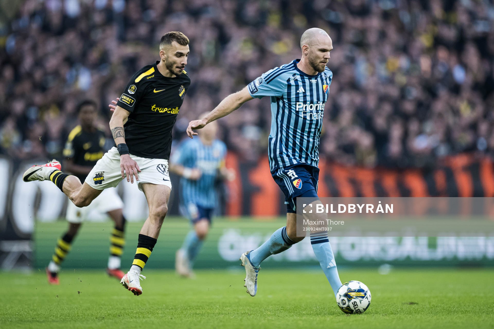 AIKs Dino Besirovic och Djurgårdens Marcus Danielson