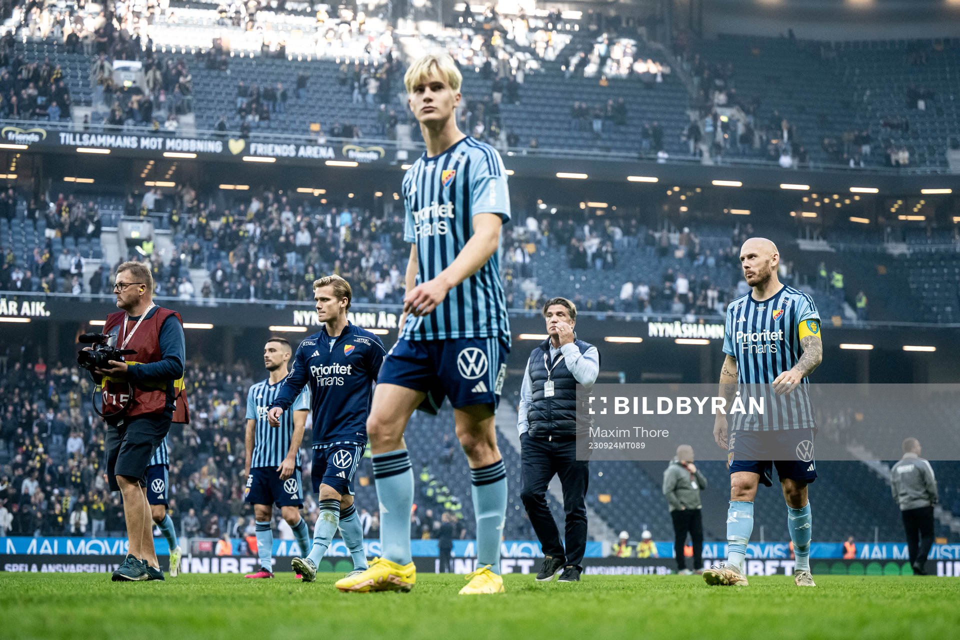 Djurgårdens spelare deppar