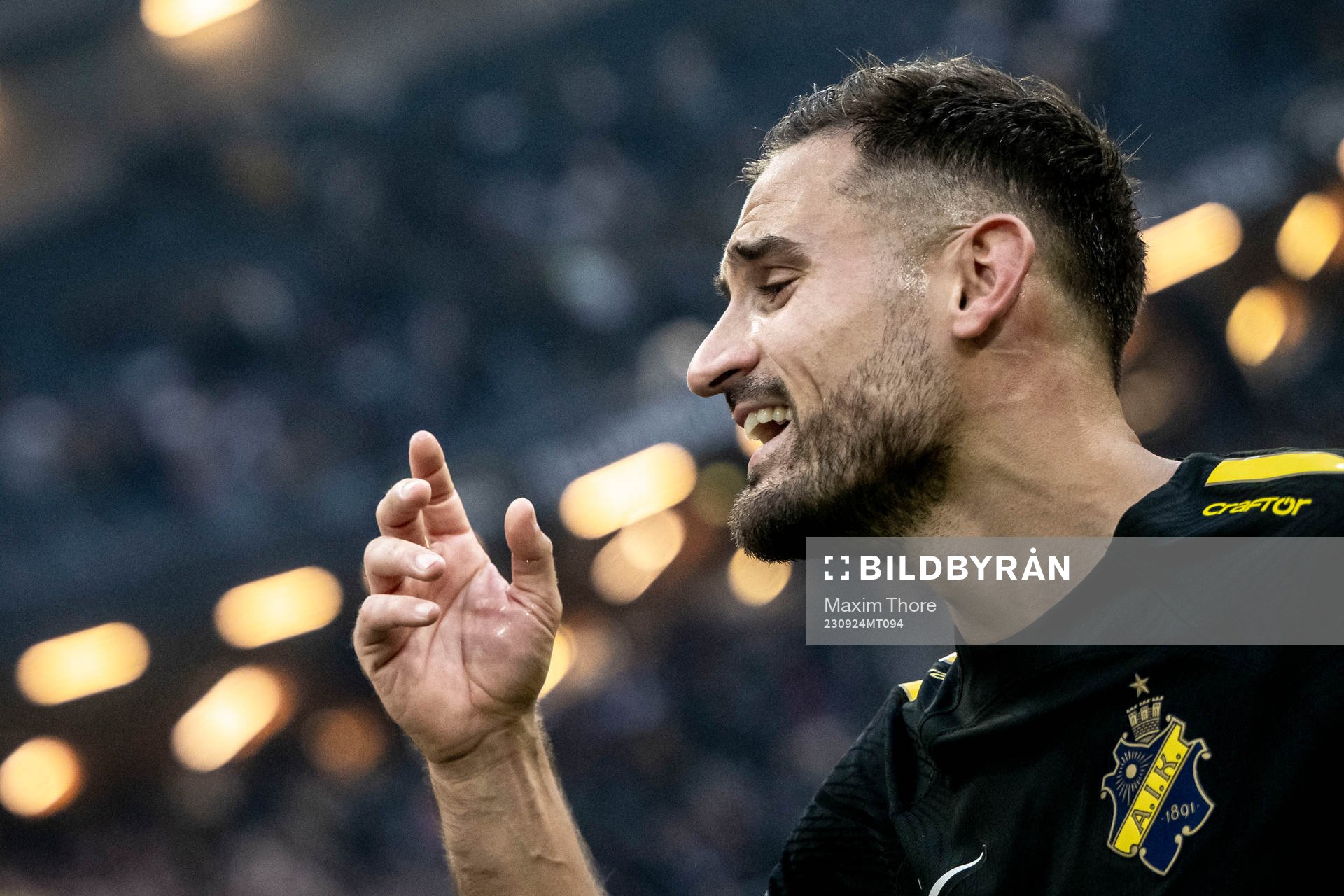 AIKs Sotirios Papagiannopoulos jublar