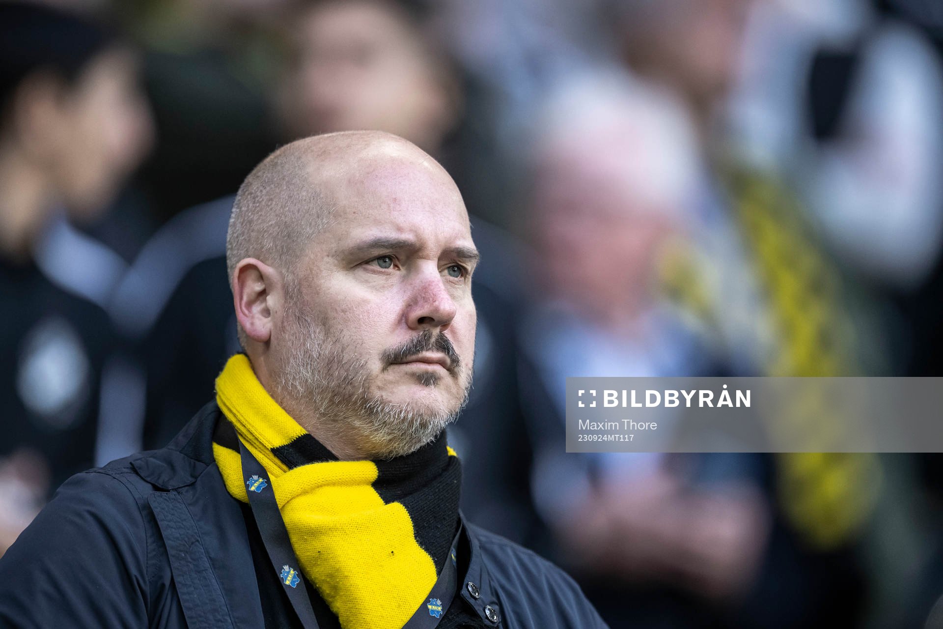 AIKs VD Fredrik Söderberg fotbollsmatchen i Allsvenskan