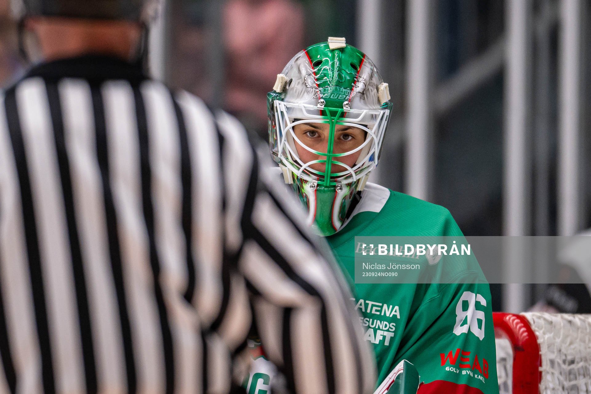 Rögles målvakt Alba Gonzalo