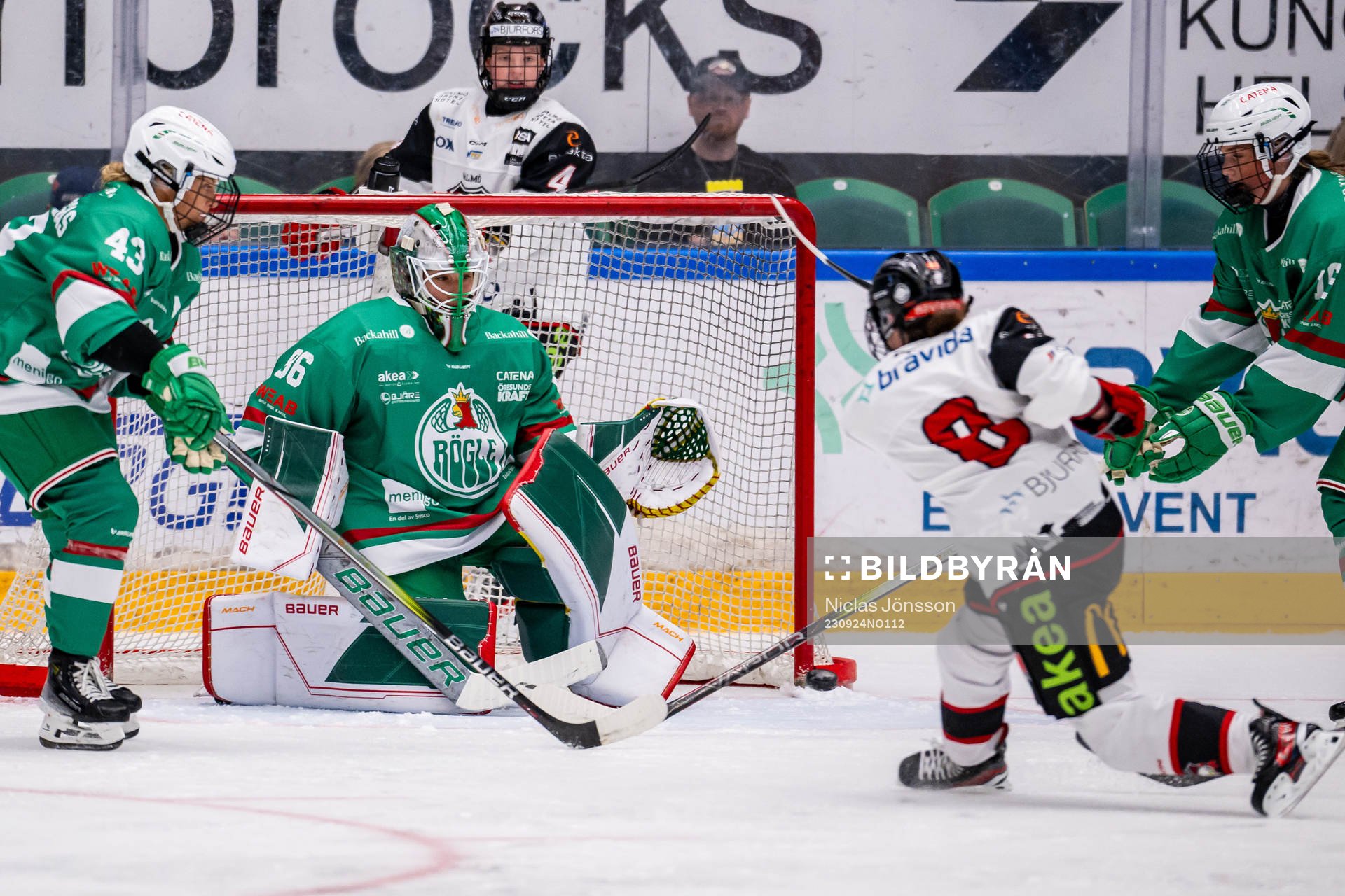 Malmö Redhawks Hilda Törner gör 0-1