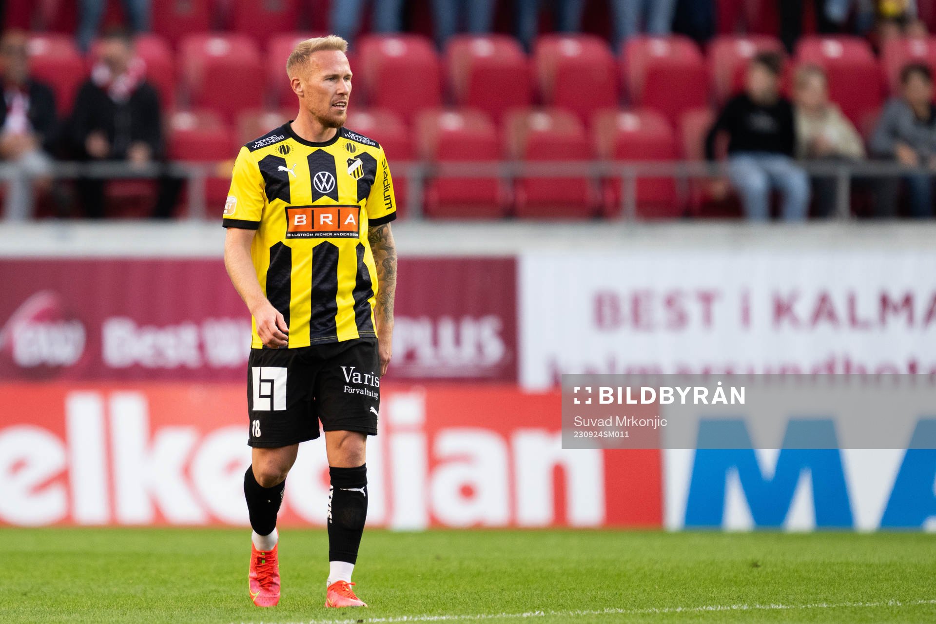 Häckens Mikkel Rygaard Jensen deppar