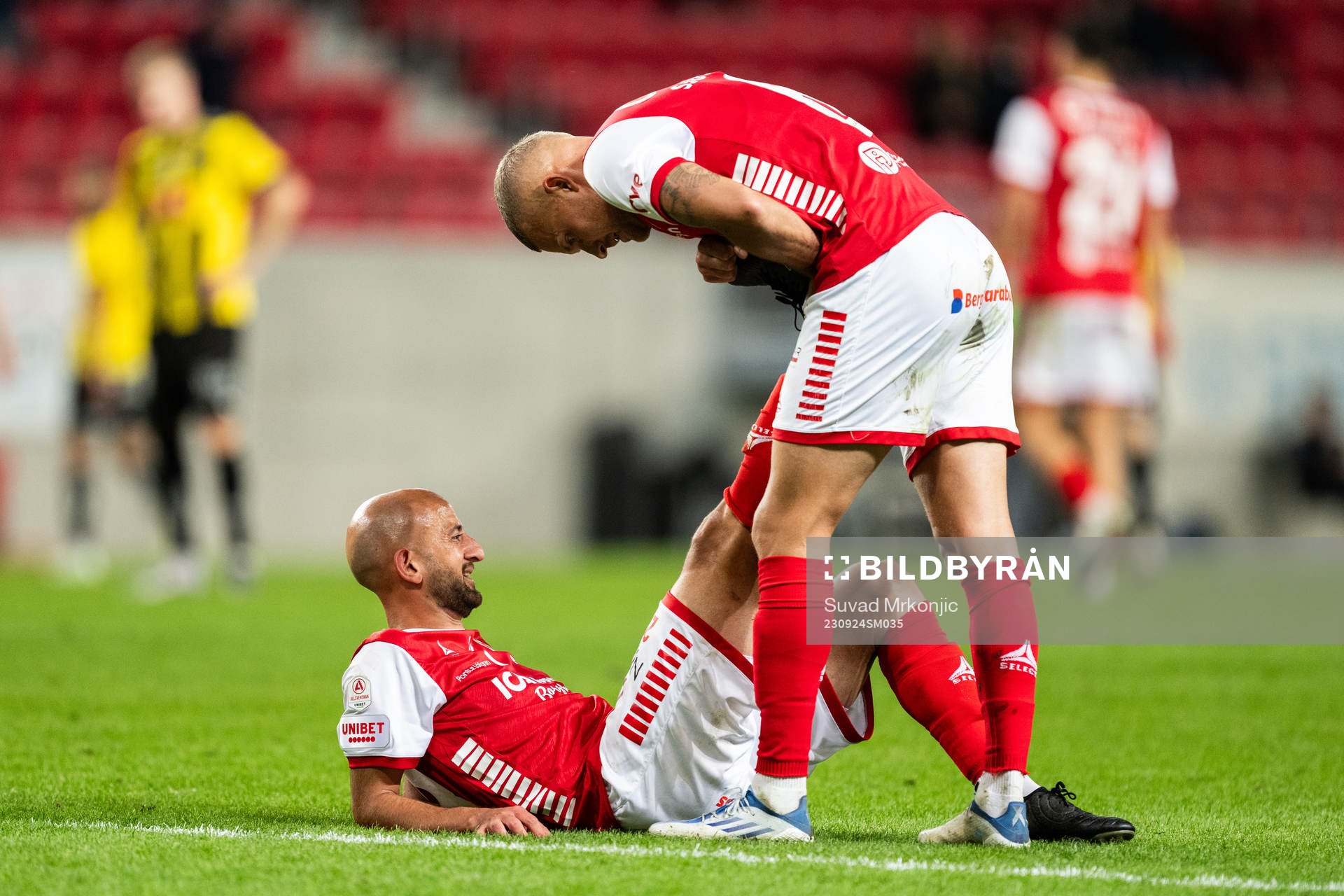 Kalmars Robert Gojani och David Kristjan Olafsson