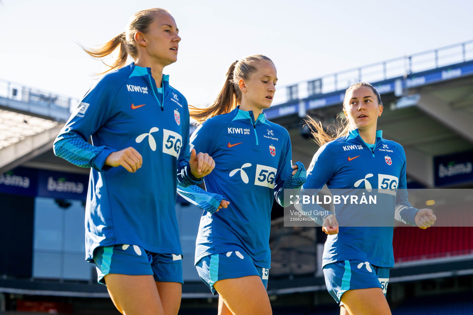 Lisa Fjeldstad Naalsund, Amalie Eikeland and Vilde Bøe