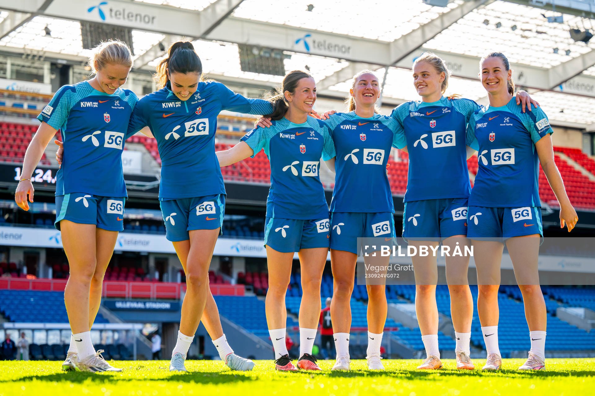 Julie Blakstad, Ingrid Syrstad Engen, Tuva Hansen, Marit