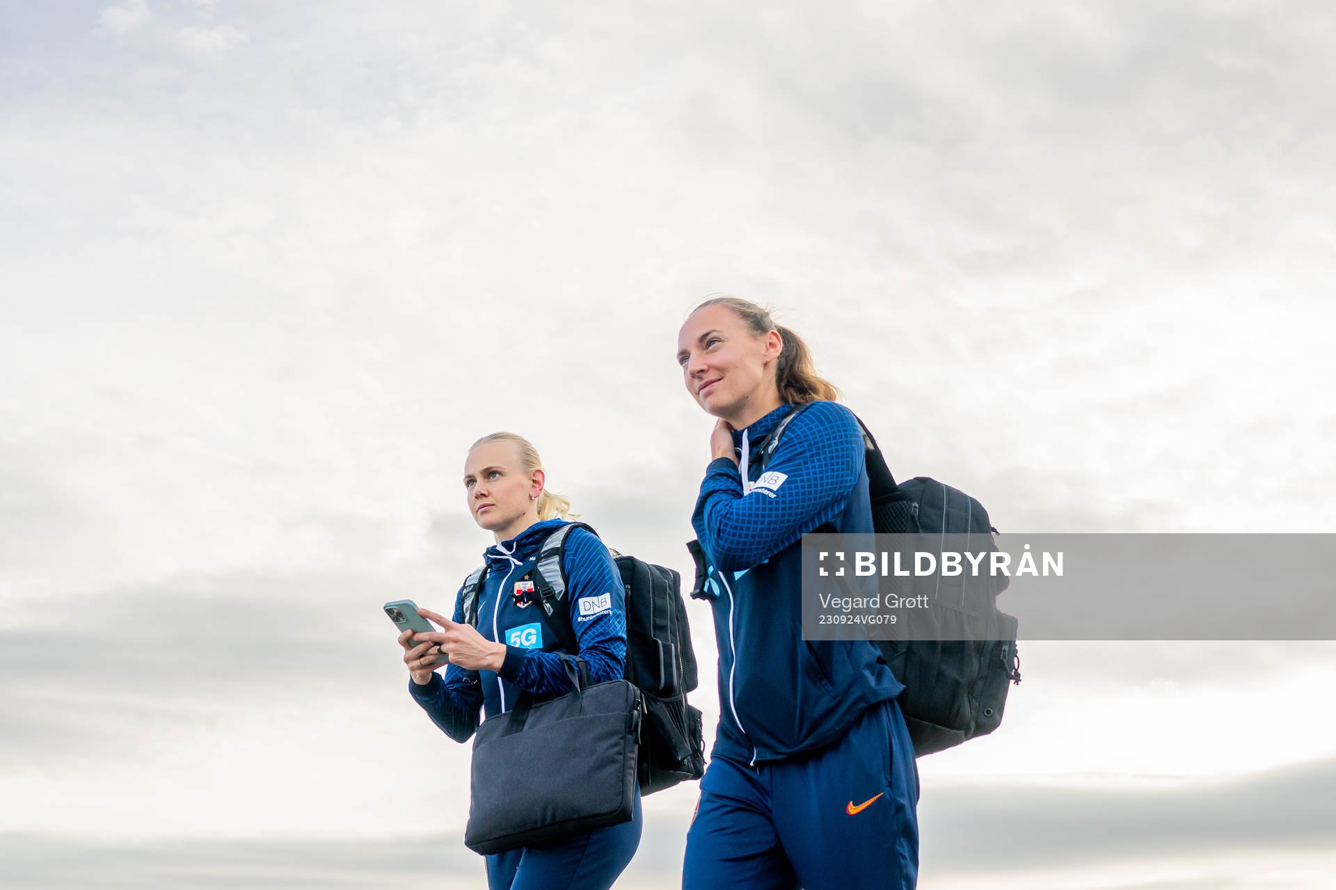 Karina Sævik and Marit Bratberg Lund of the Norwegian