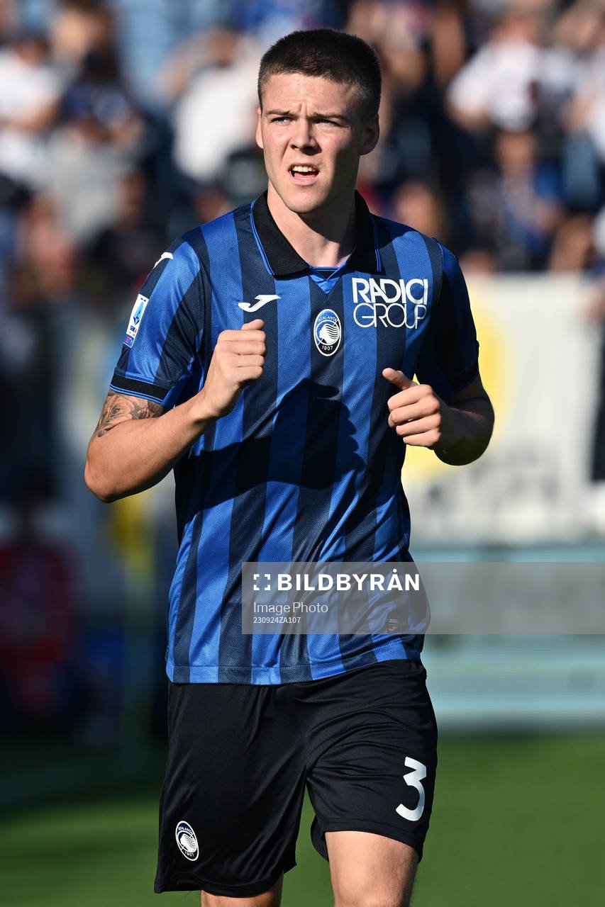  Db Bergamo 24/09/2023 - campionato di calcio serie A / Atalanta-Cagliari / foto Daniele Buffa/Image Sport nella foto: Emil Holm (Atalanta).