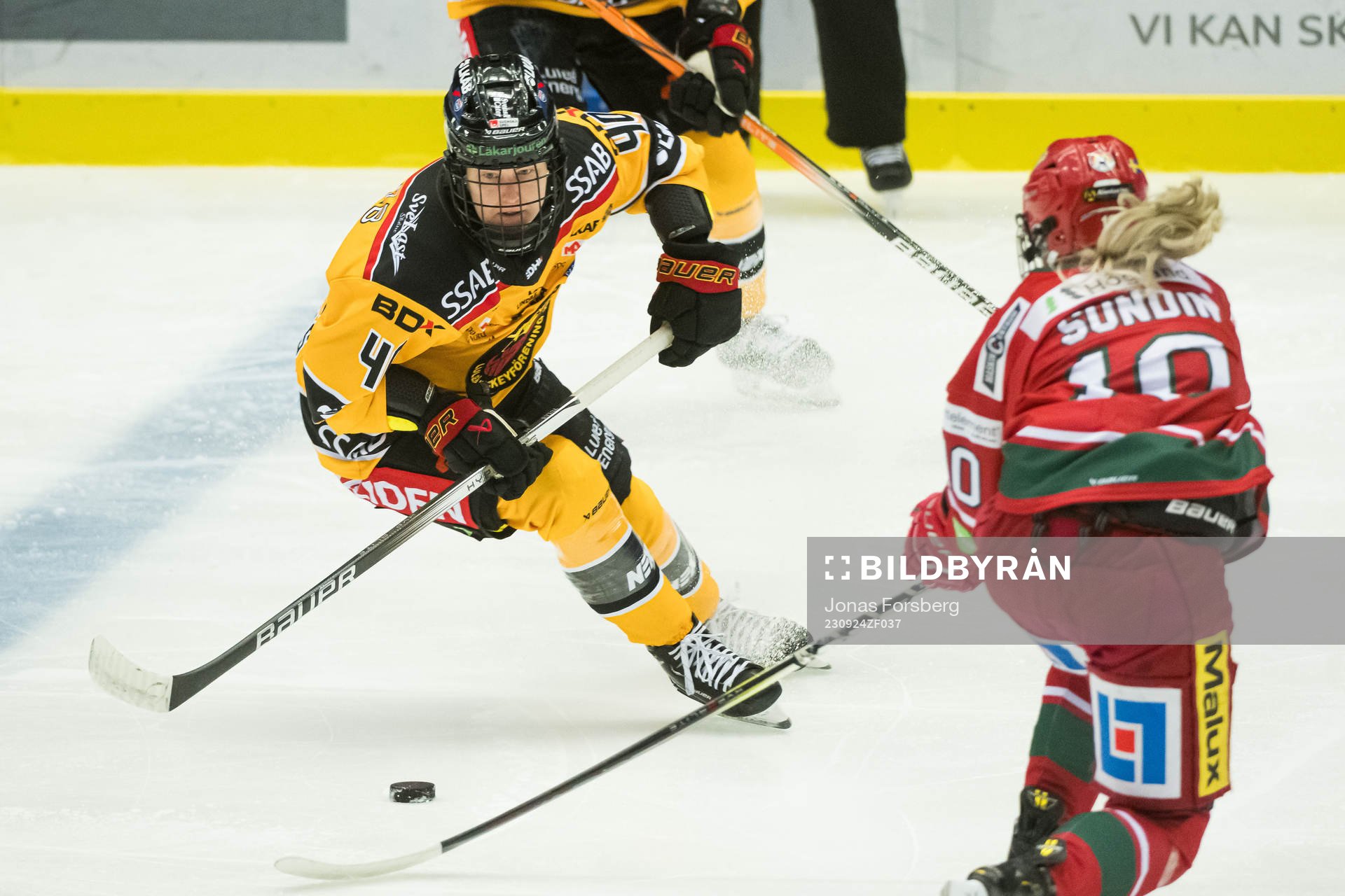 Luleås Noora Tulus och Modos Wilma Sundin