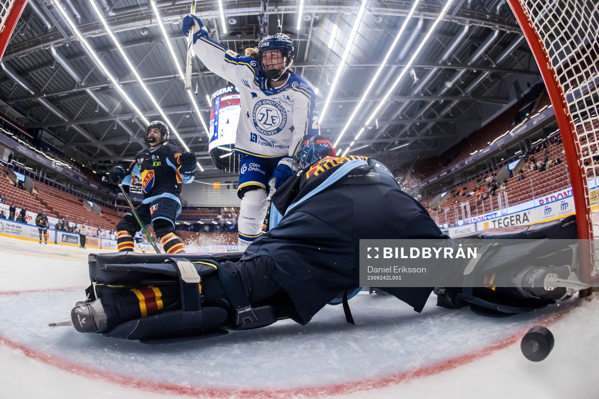 Leksands Tatum Amy jublar