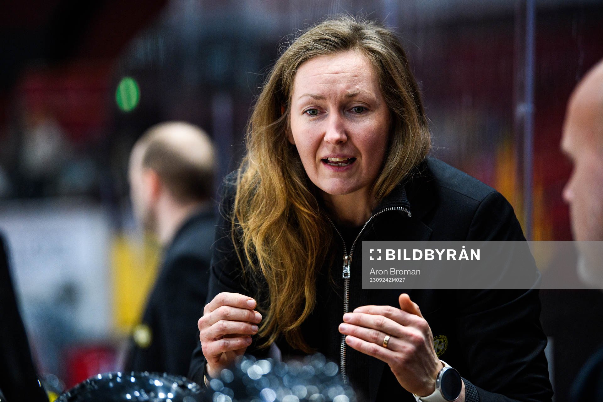 Brynäs assisterande tränare Rosa Lindstedt