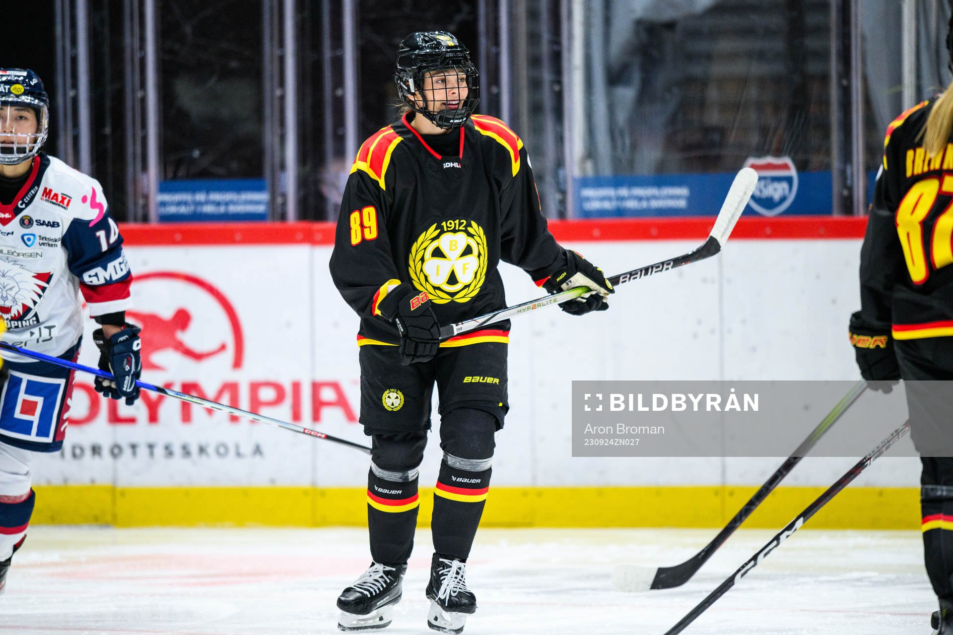 Brynäs Stella Lindell jublar
