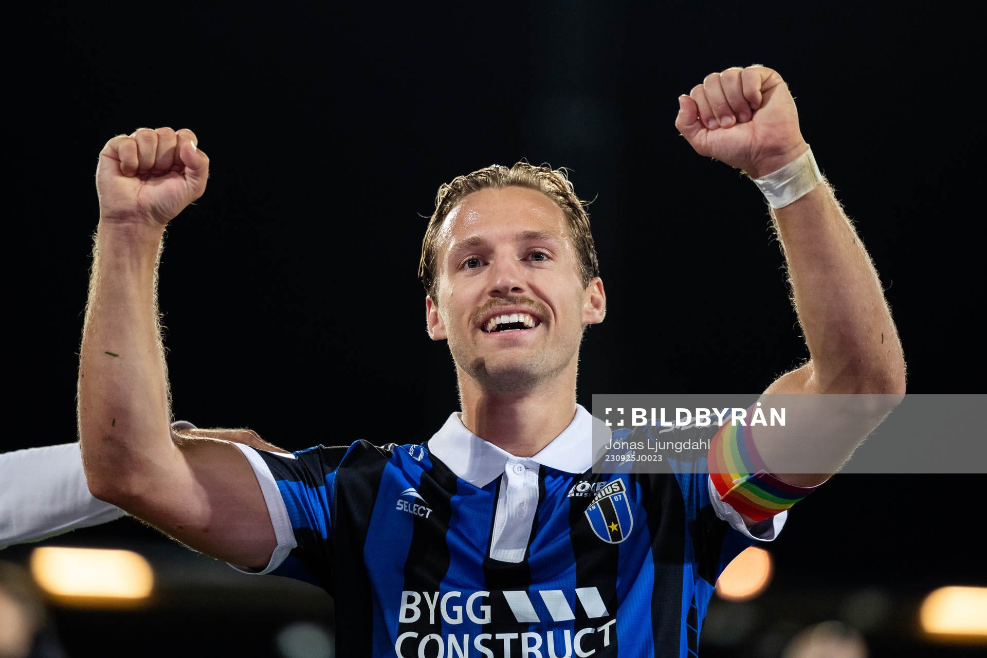 Sirius Daniel Stensson jublar