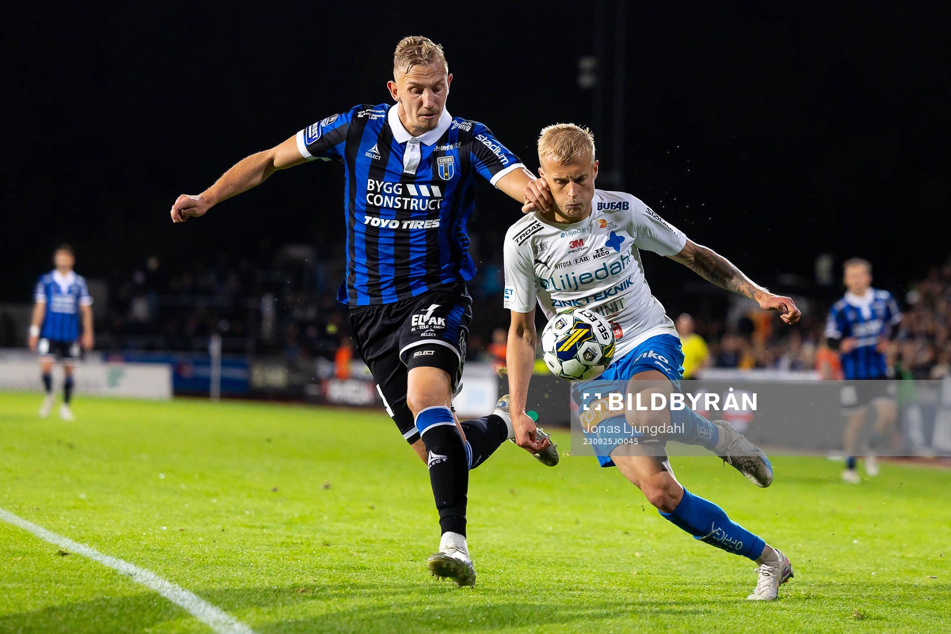 Sirius Jakob Voelkerling Persson och Värnamos Viktor Bergh