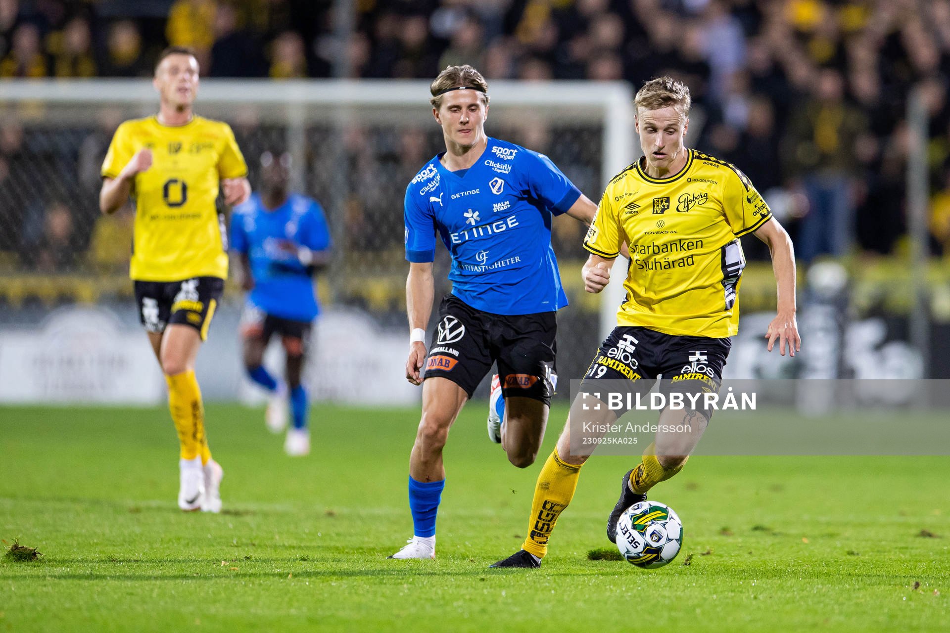 Halmstads Erik Ahlstrand och Elfsborgs Jeppe Møldrup Okkels