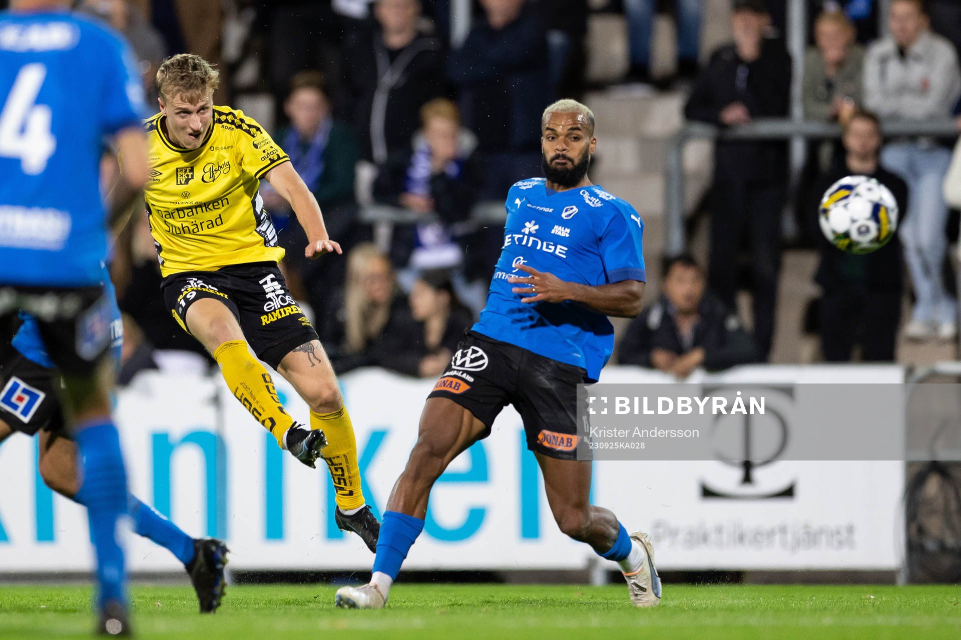 Elfsborgs Jeppe Møldrup Okkels och Halmstads Phil