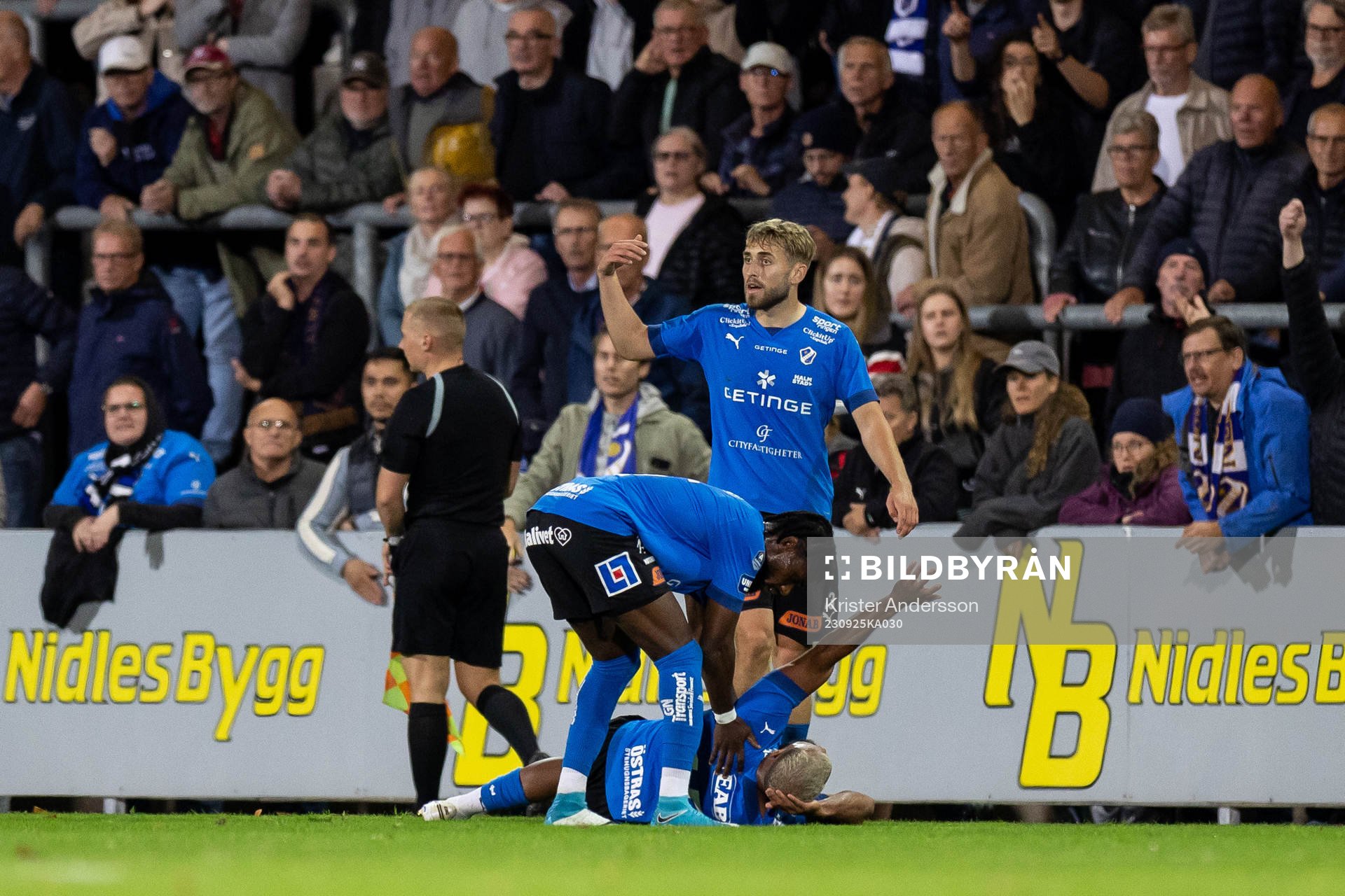 Halmstads Phil Ofosu-Ayeh har ont